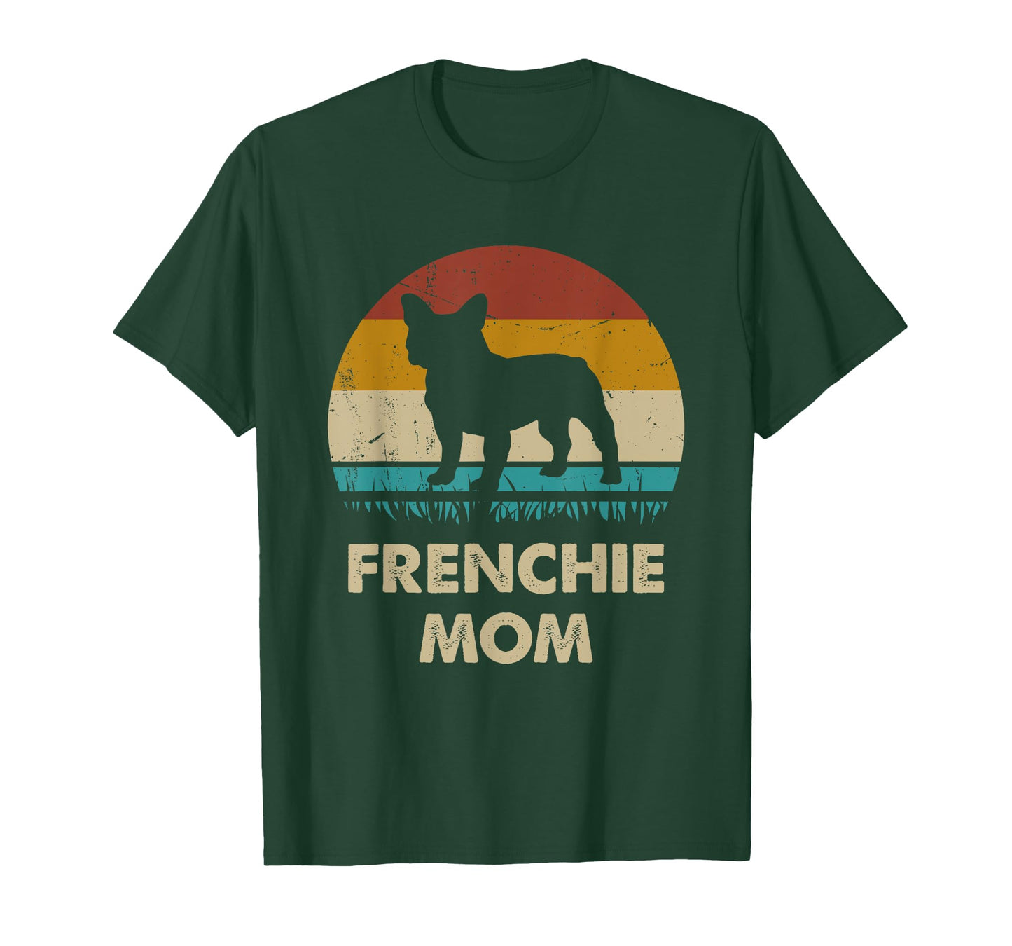 Frenchie Mom Womens Frenchie Mama Gift French bulldog mom T-Shirt