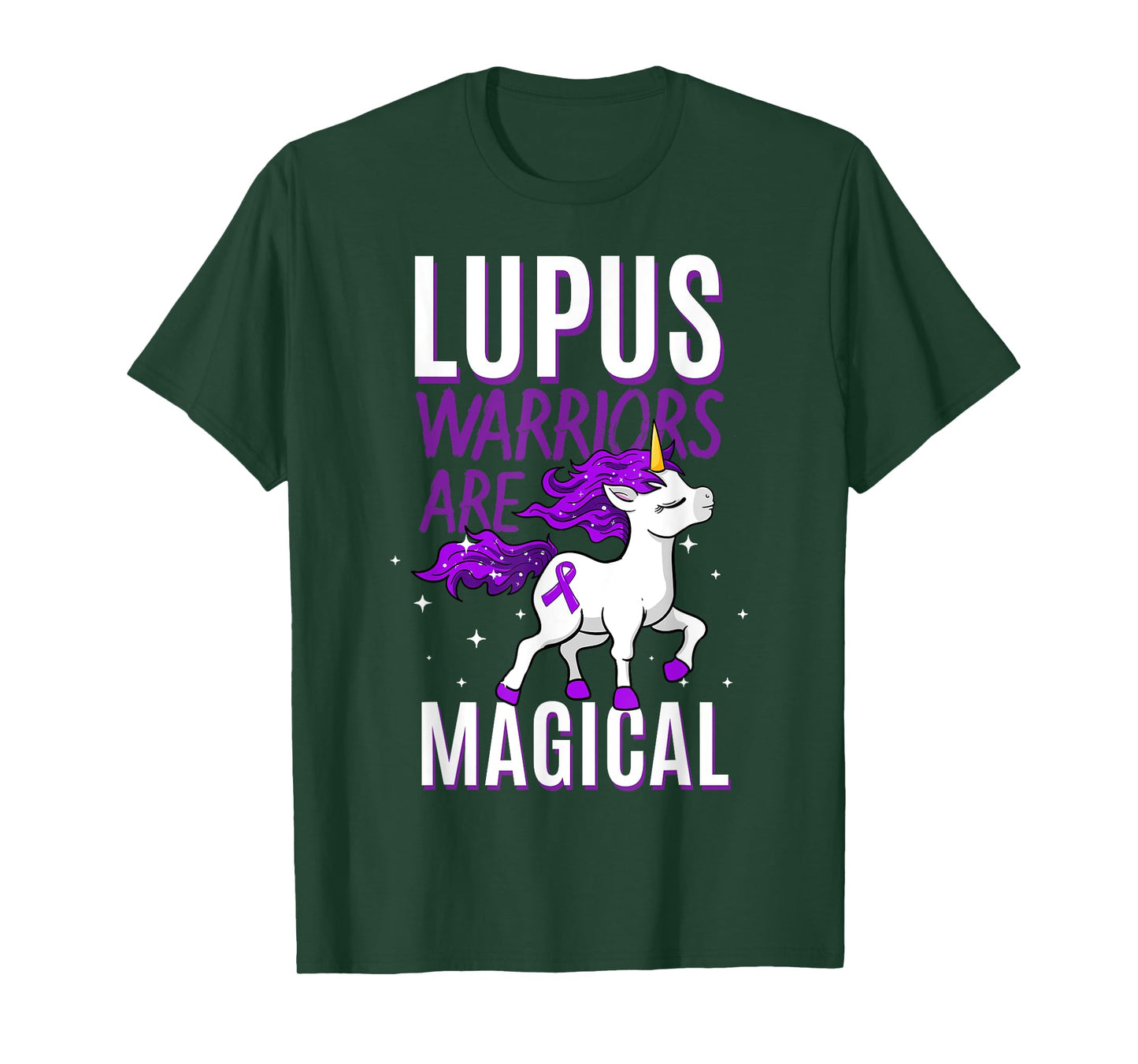 Lupus Warrior Magical Unicorn Autoimmune Disease Malar Rash T-Shirt