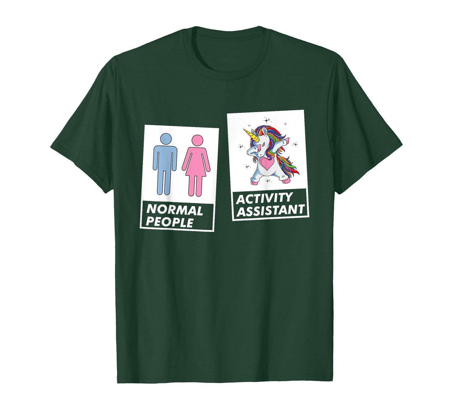 Dabbing Unicorn Activity Assistant Coordinator Professional T-Shirt