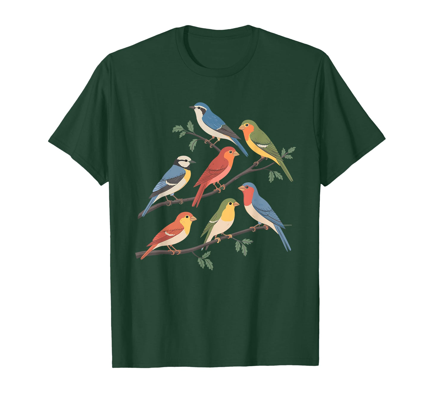 Bird Watching on a tree Bird Lover Shirts Unisex All Ages Black Small Short Sleeve T-Shirt