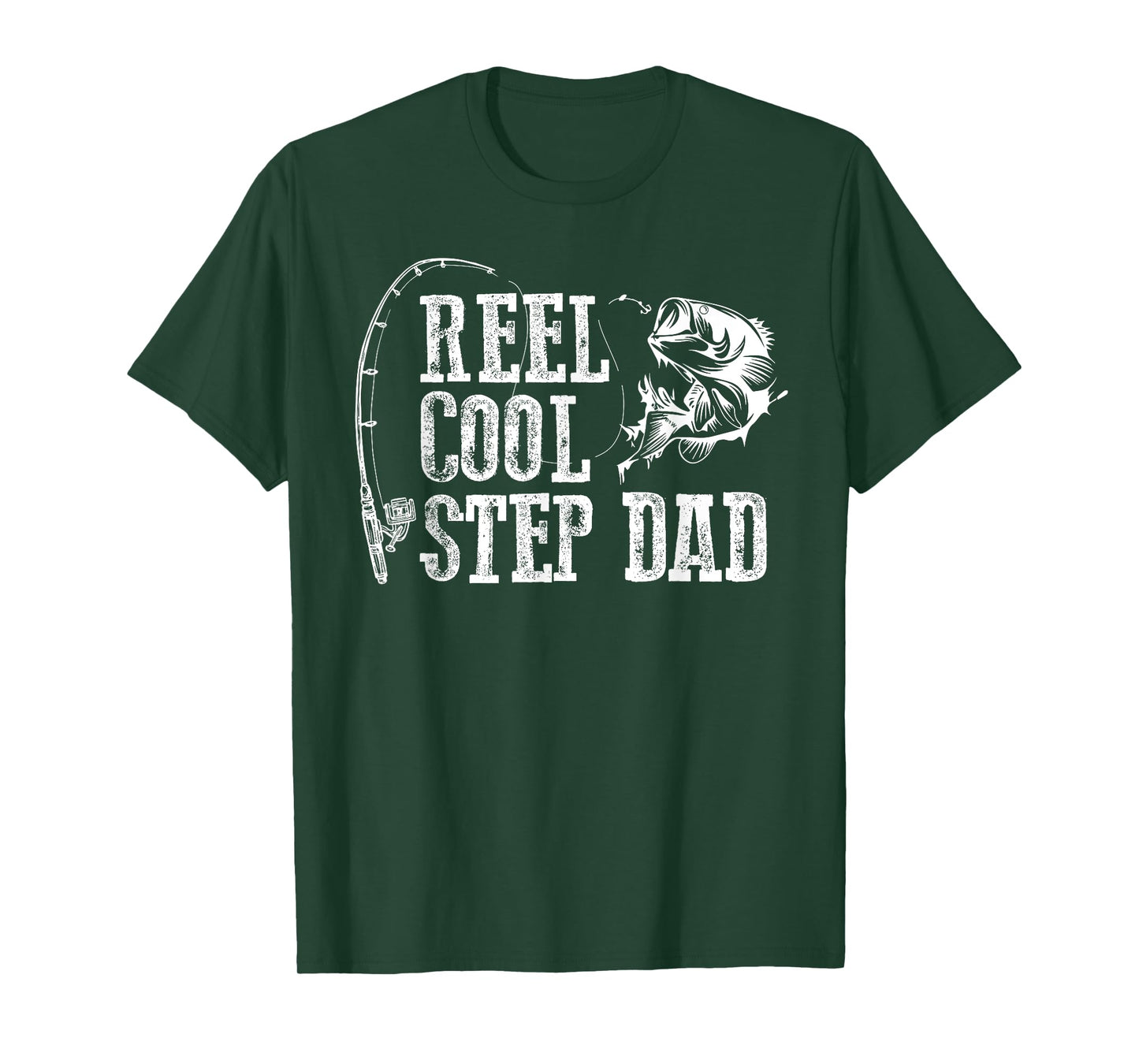 Stepfather Fishing: Roll Cool Stepfather Gift T-Shirt