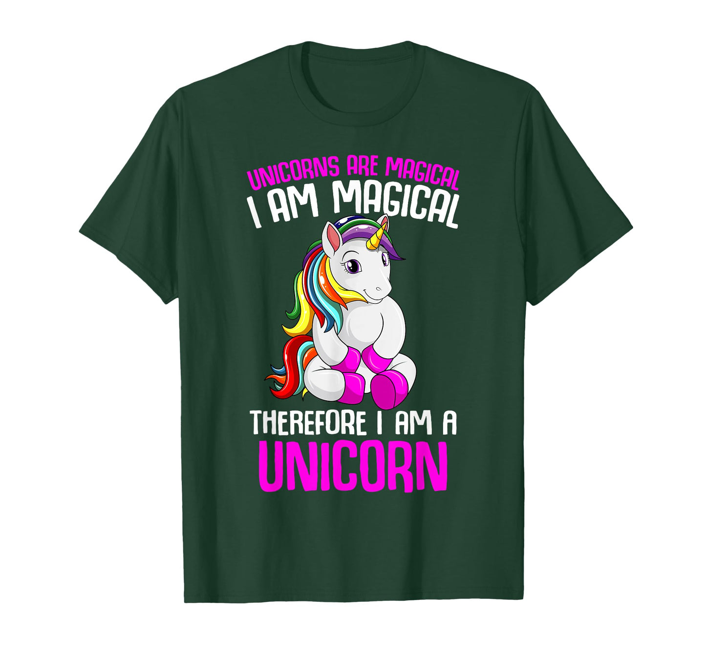 Unicorns Are Magical Unicorn Lover Kids Girls Youth Women T-Shirt
