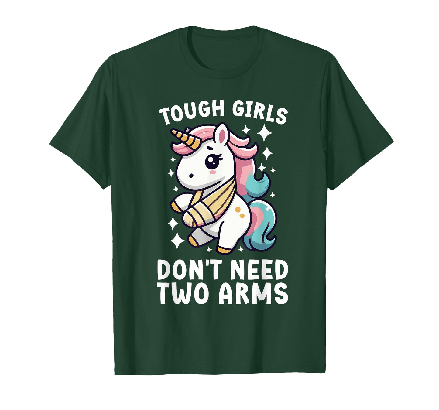 Broken Arm Recovery Unicorn Broken Arm Survivor T-Shirt