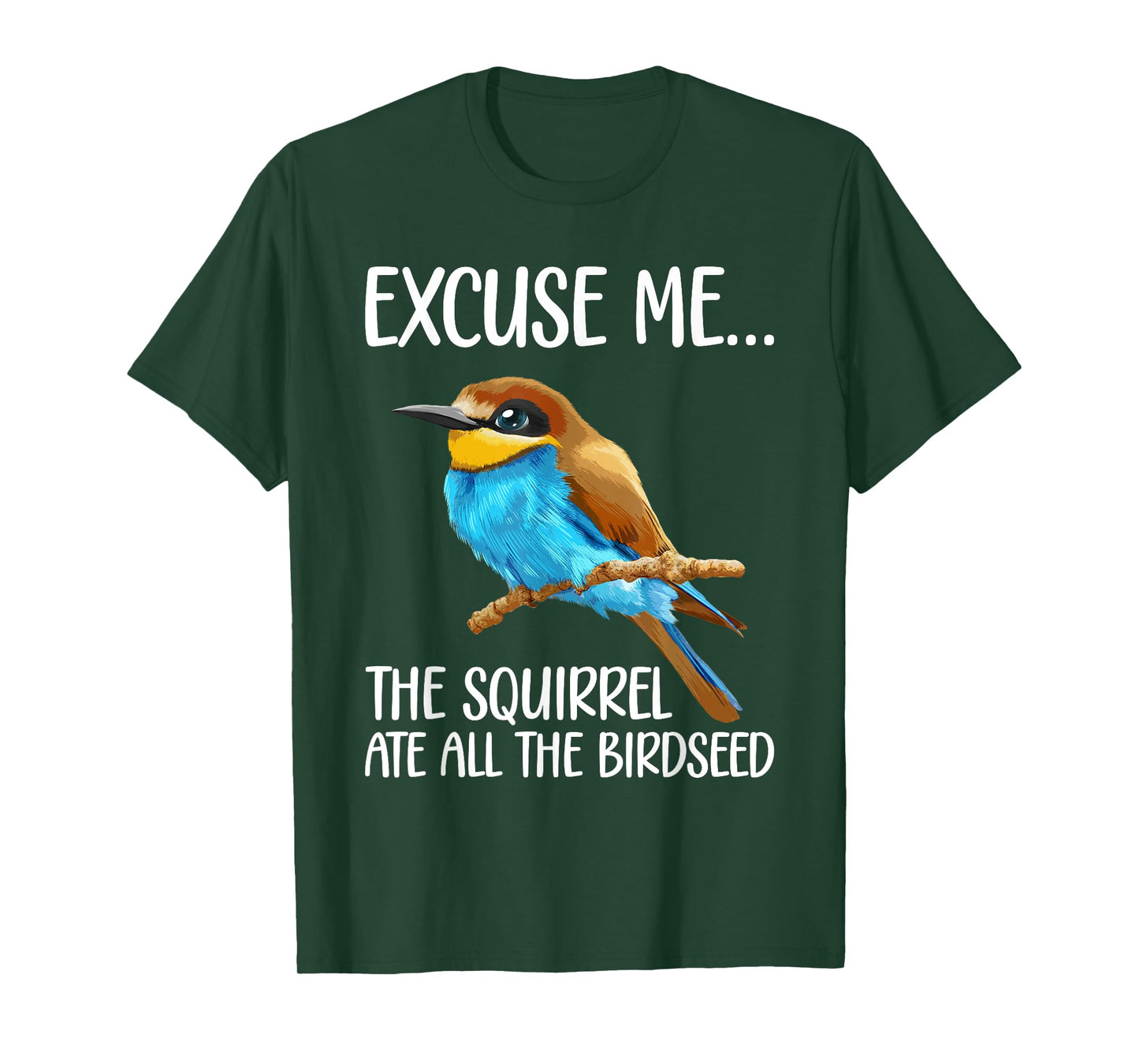 Bird Art For Men Women Kid Bird Watching Birding Birdwatcher T-Shirt