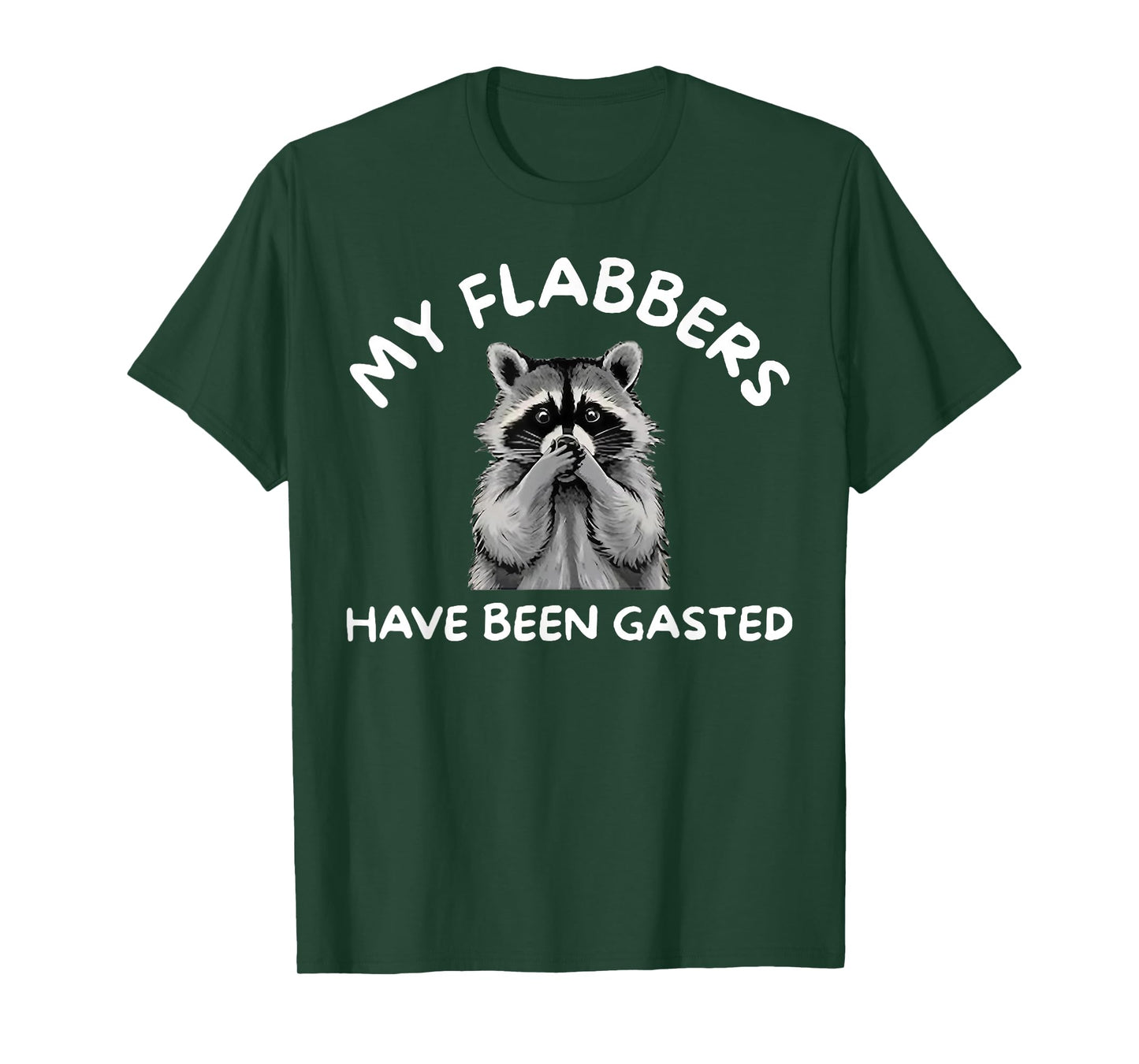 Raccoon My Flabbers Have Been Gasted T-Shirt