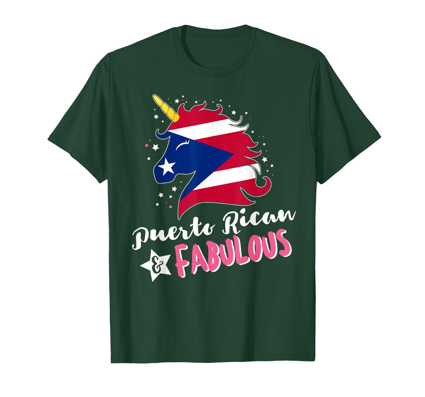 Puerto Rican Unicorn Puerto Rico Flag T-Shirt
