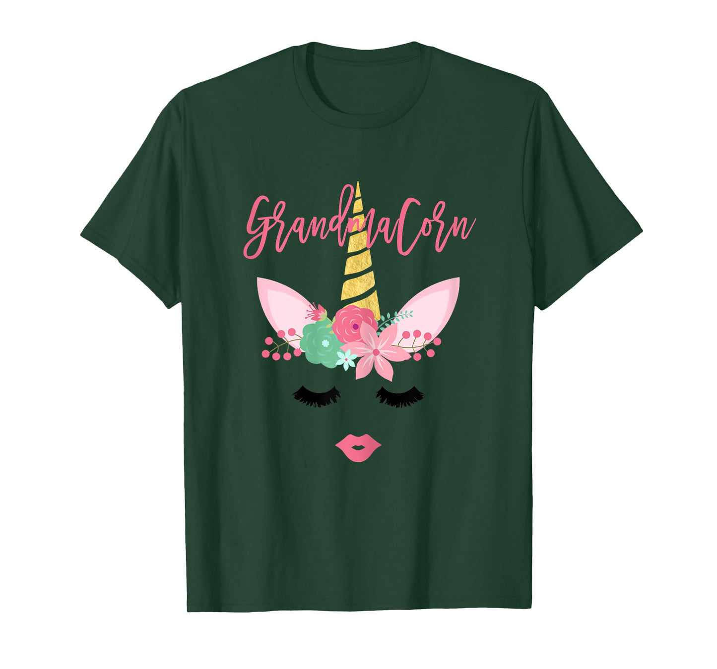 Grandmacorn Unicorn Grandma T-Shirt