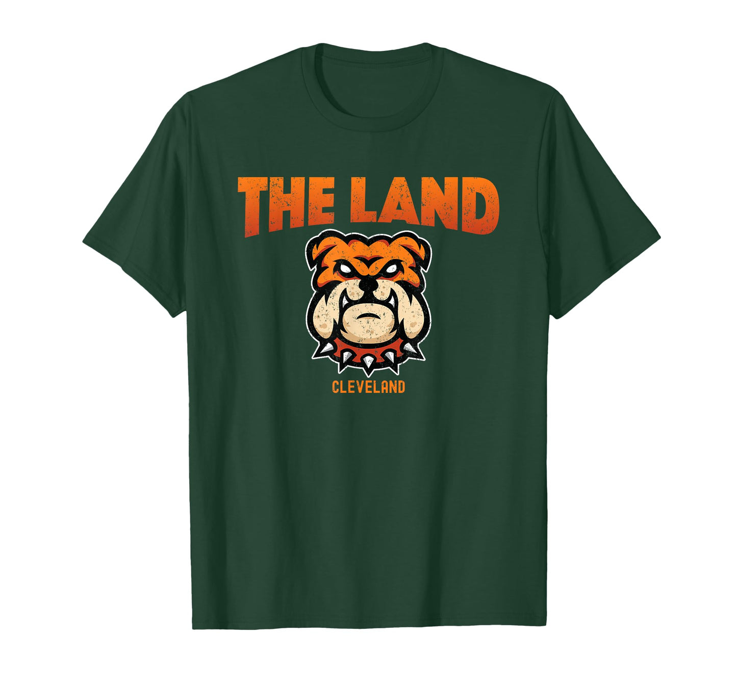 Cleveland Ohio The Land Football Dog Lover Bulldog Men Women T-Shirt