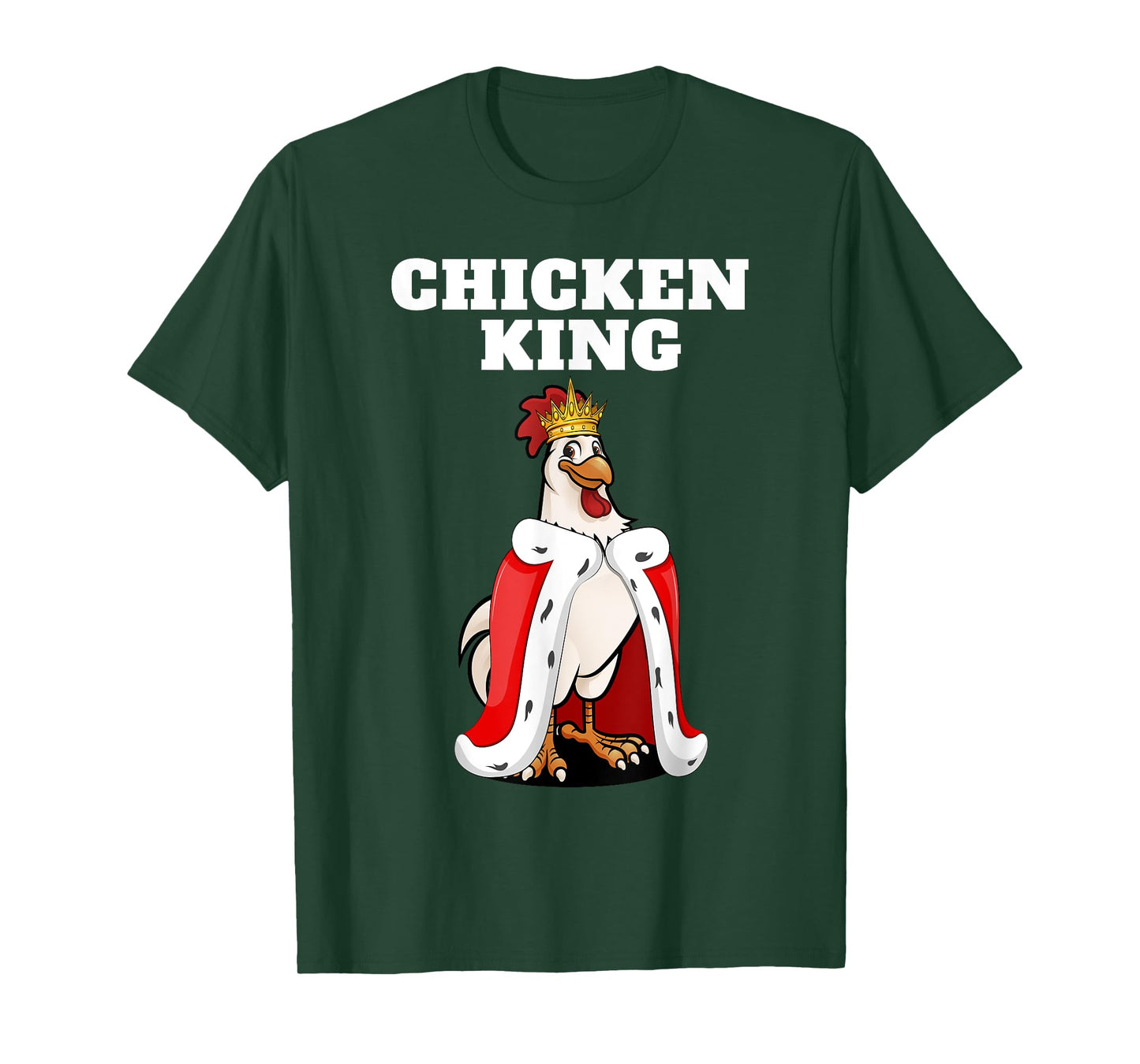 Chicken King | Mens Chicken Tshirt | Boys Chicken T-Shirt