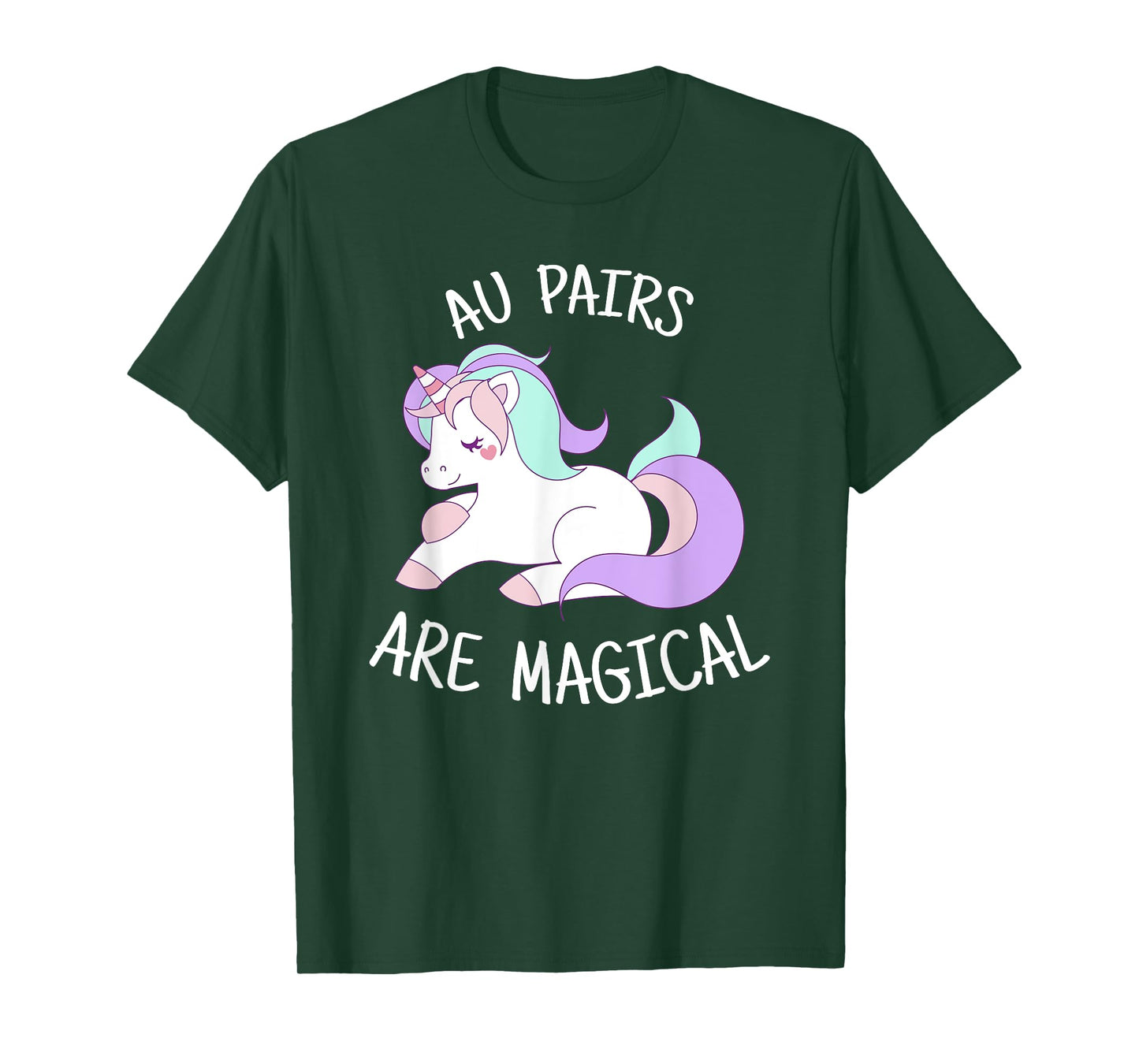 Unicorn Au Pair Gift, Au Pair T-Shirt