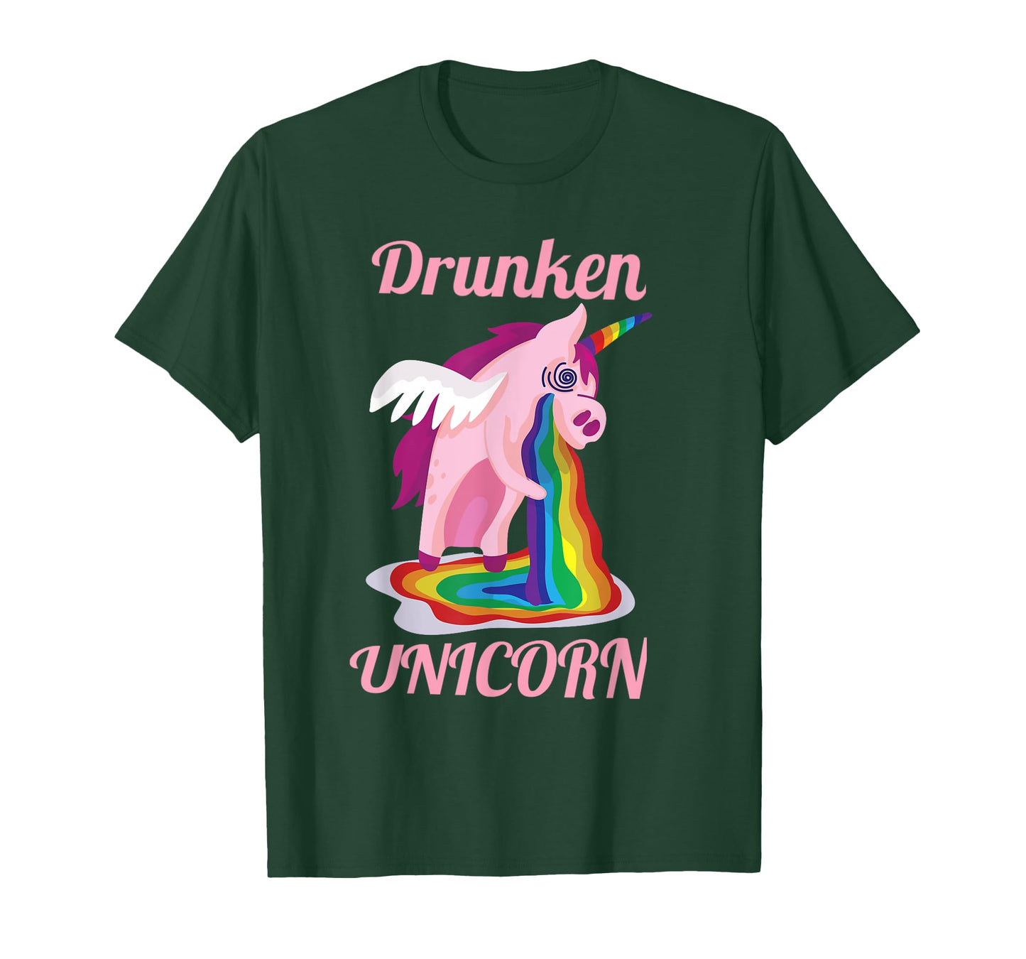 Drunken Unicorn Adult Gift T-Shirt T-Shirt