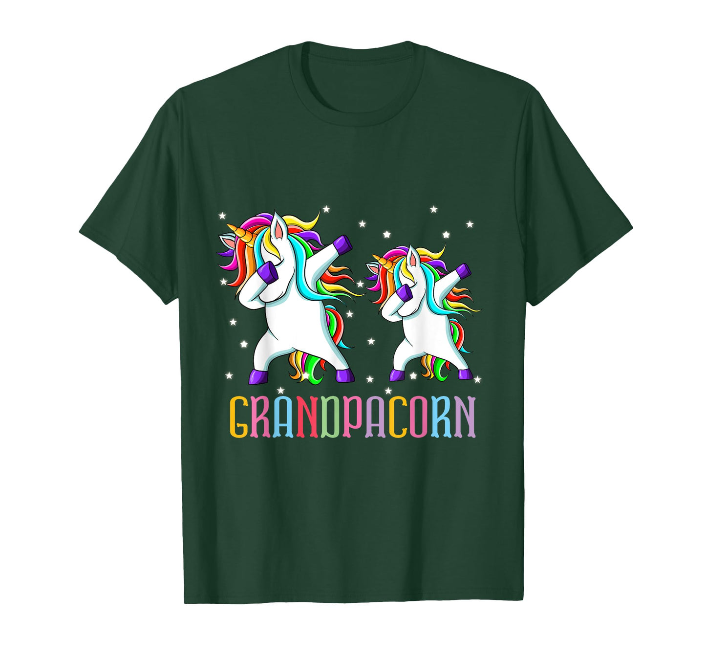 Funny Unicorn Grandpa Fathers Day 2022 Grandpacorn T-Shirt