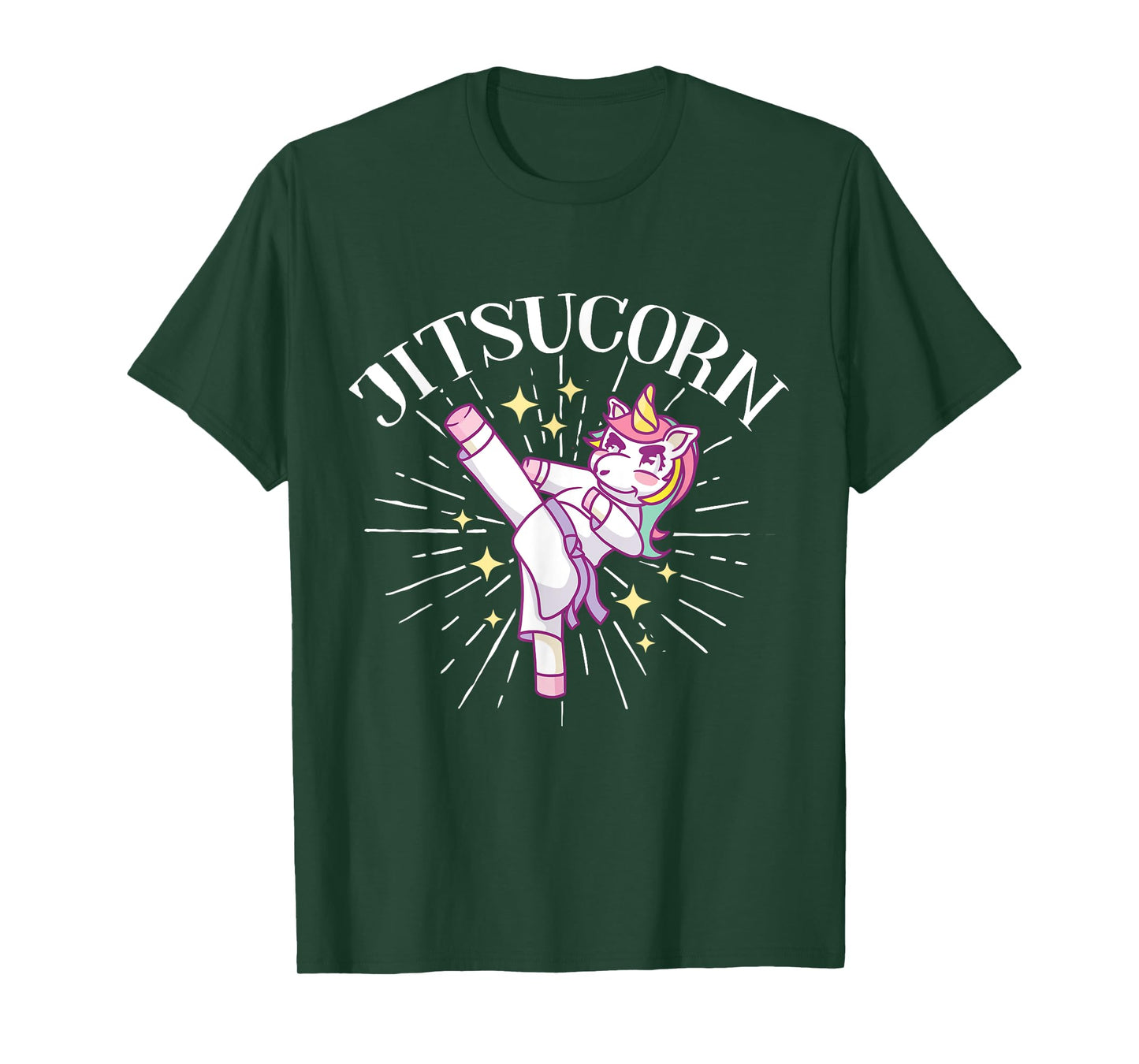 Brazilian Jiu Jitsu MMA Bjj Hugger Unicorn Jitsucorn T-Shirt