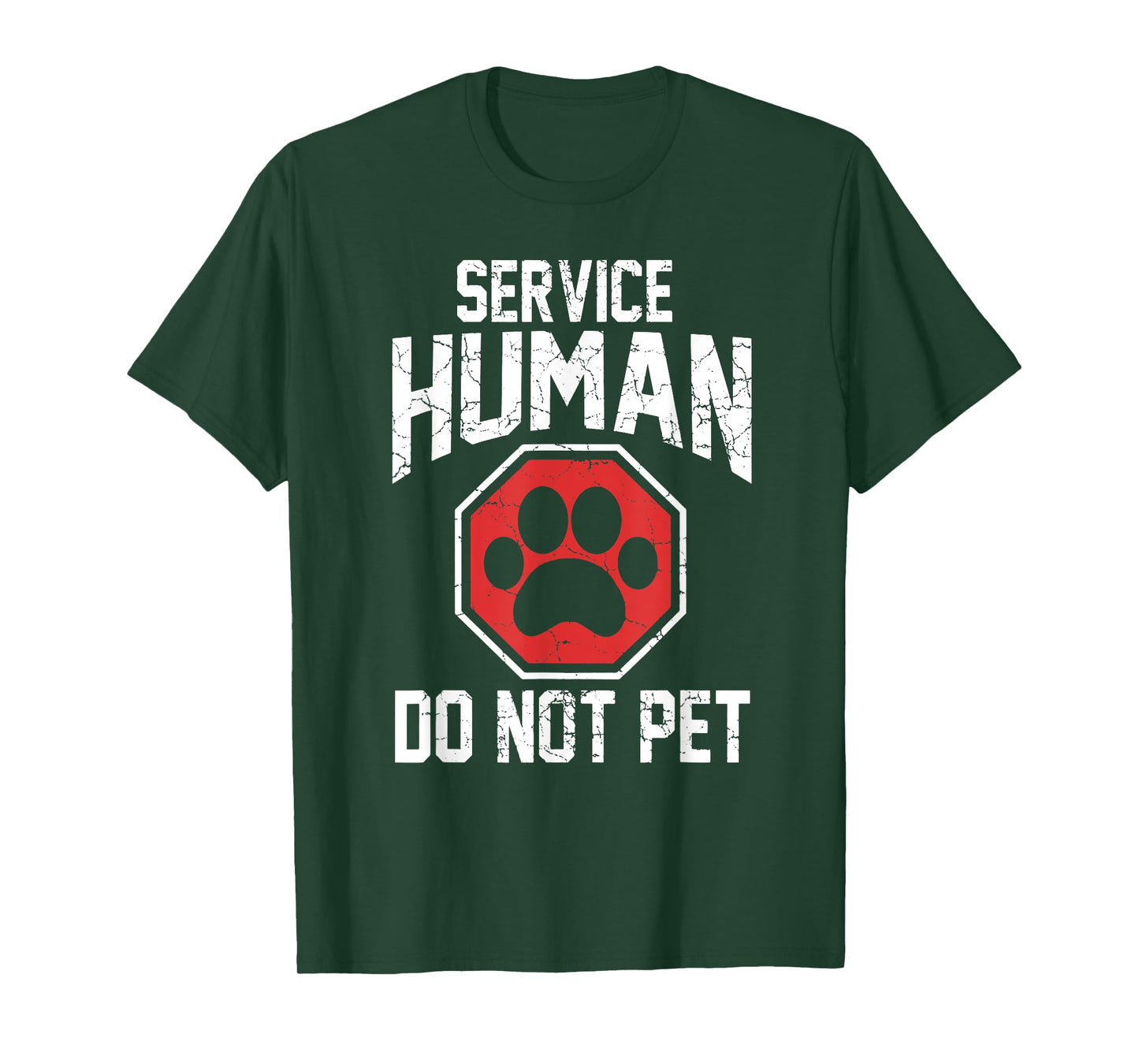 Dog service-human do not pet T-Shirt