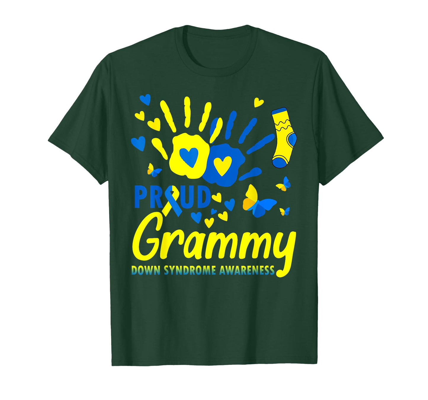 Proud Grammy World Down Syndrome Awareness Day Matching T-Shirt