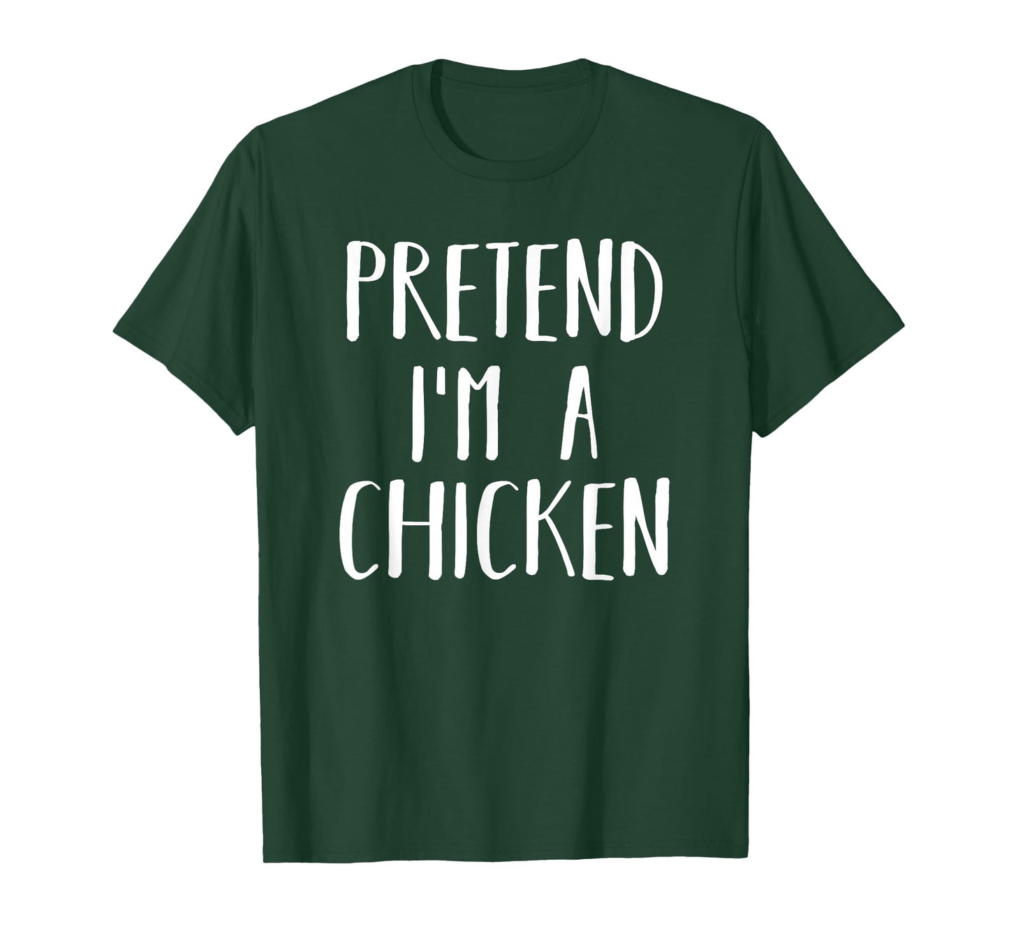 Pretend Im a Chicken Halloween Funny Lazy Costume T-Shirt