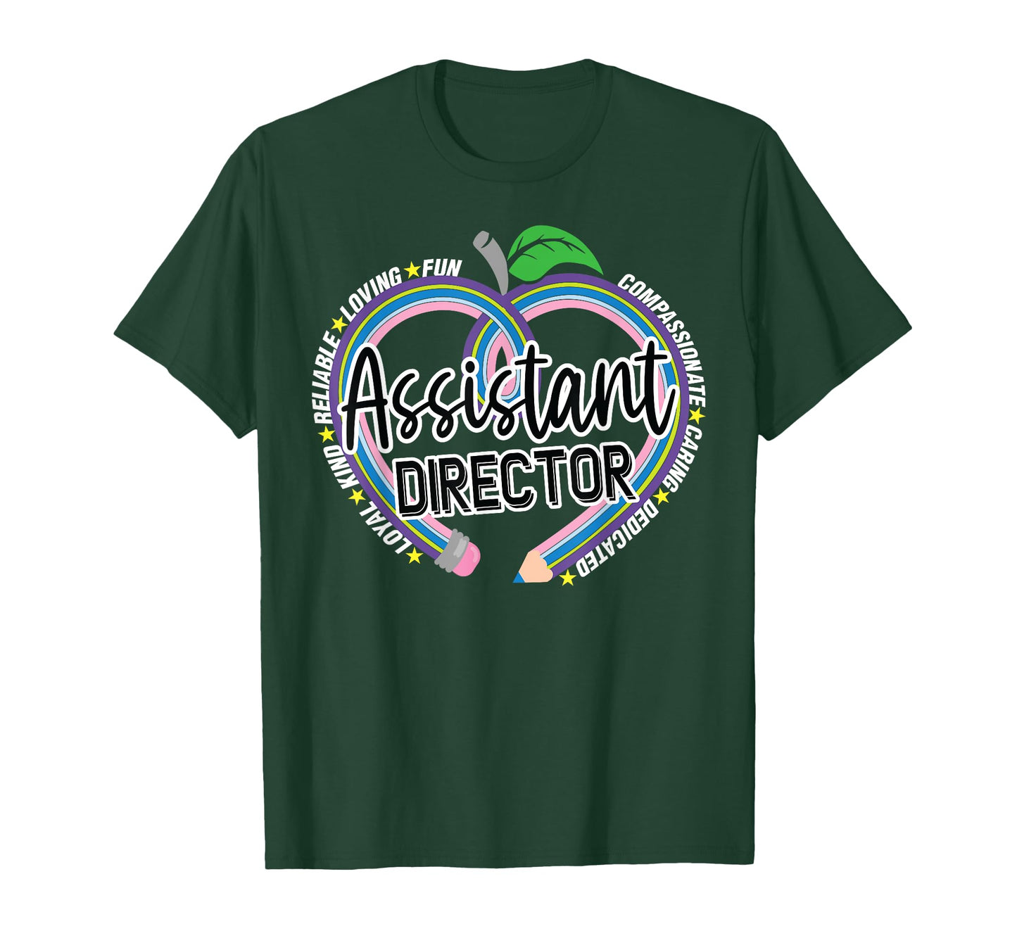 Wild About School Team of Educator Counselors Crew Assistant Director Childcare Back To Preschool Group Daycare T-Shirt