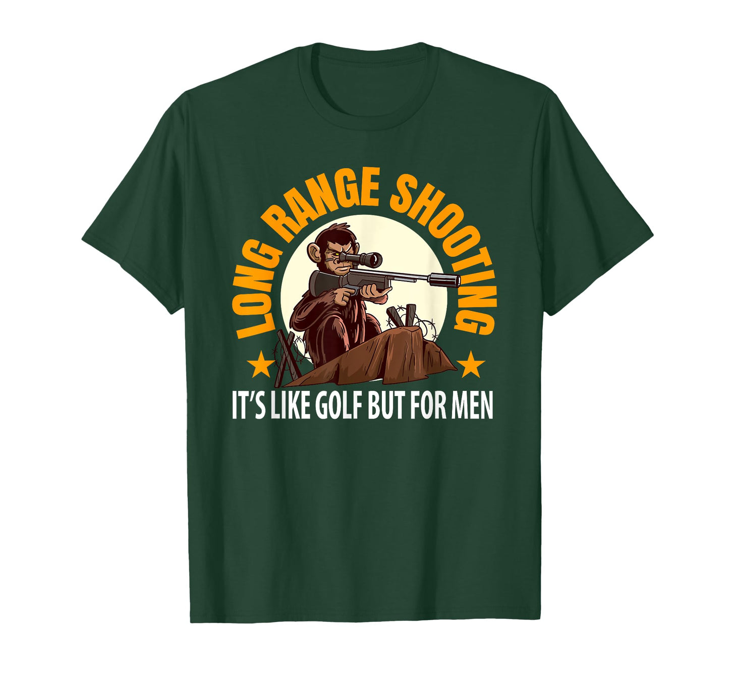 Long Range Shooting Its Like Golf But For Men T-Shirt