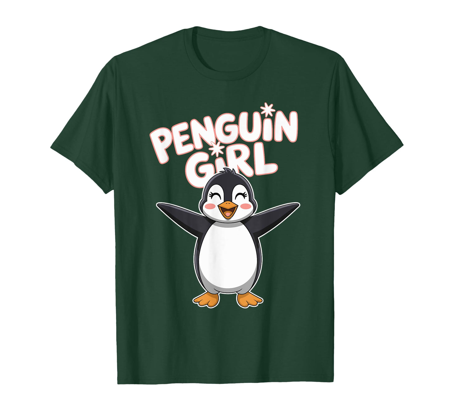 Penguin Girl | Womens Penguin Apparel | Kids Girls Penguin T-Shirt