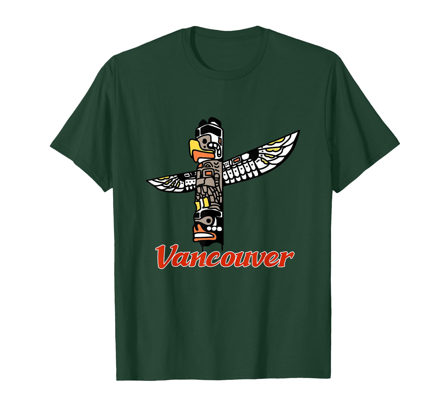 British Columbia Totem Pole Vancouver Canada Stanley Park T-Shirt