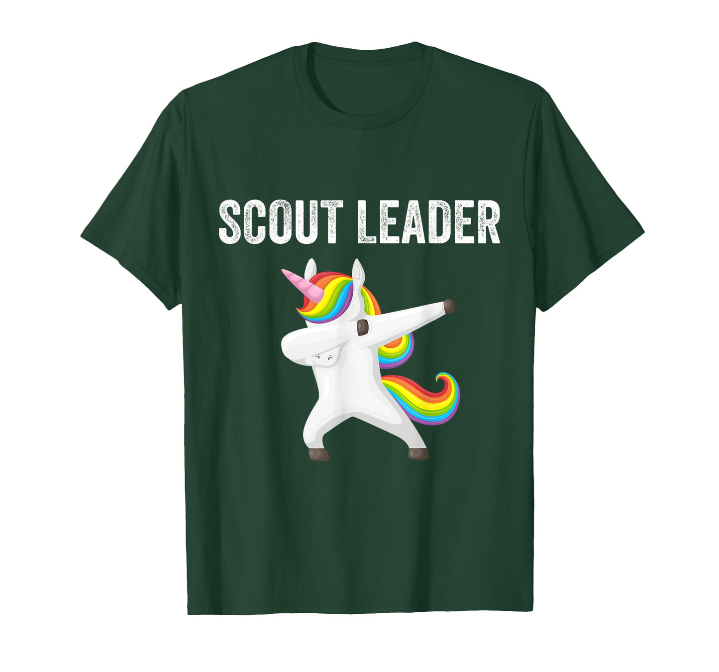 Scout Leader Dabbing Unicorn Funny Scouting Gift T-Shirt
