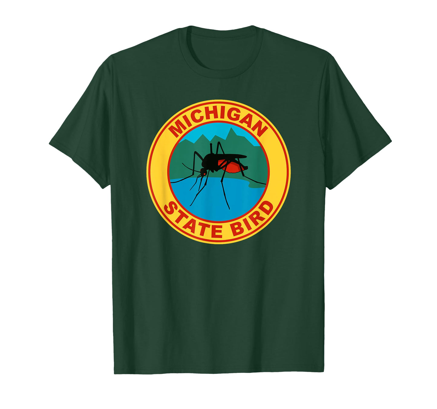 Funny Michigan Mosquito State Bird T-Shirt