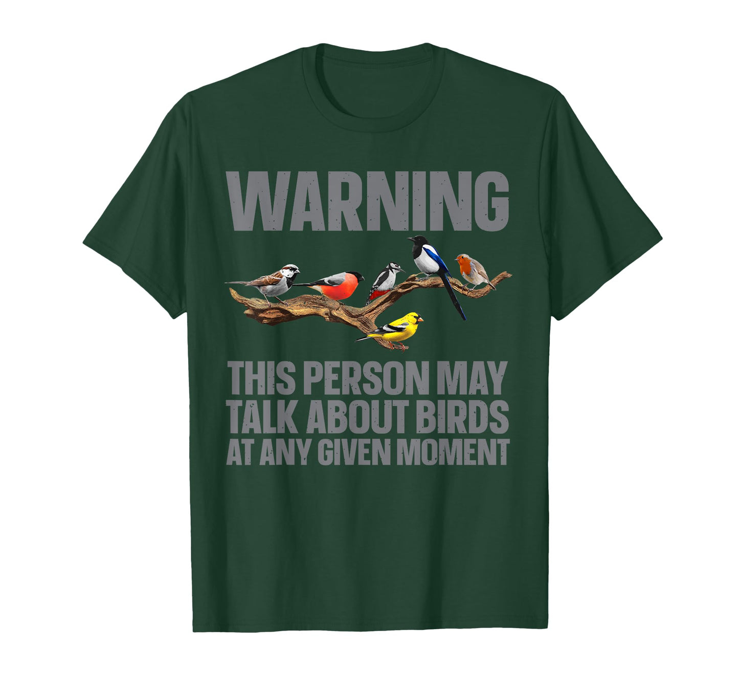 Funny Bird Watching Art For Men Women Bird Watcher Birding T-Shirt