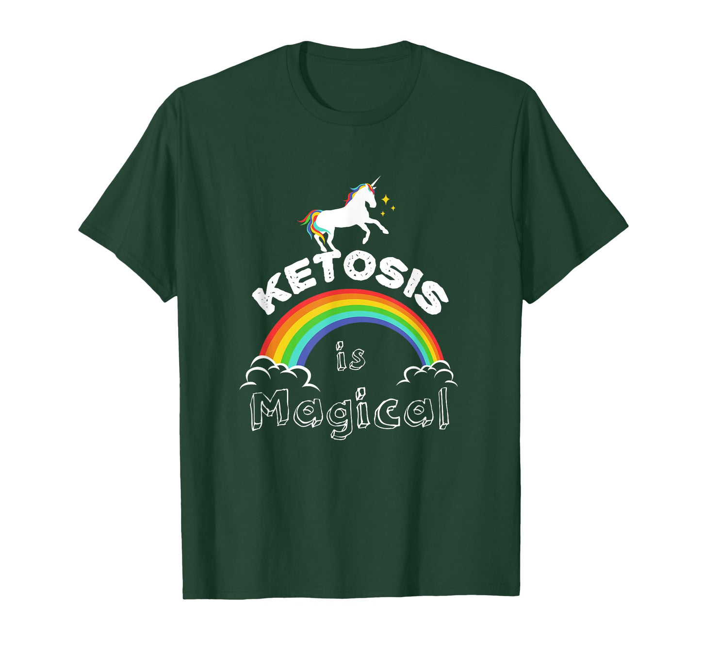 Keto T Shirt "Ketosis is Magical" Unicorn shirts Men Women T-Shirt