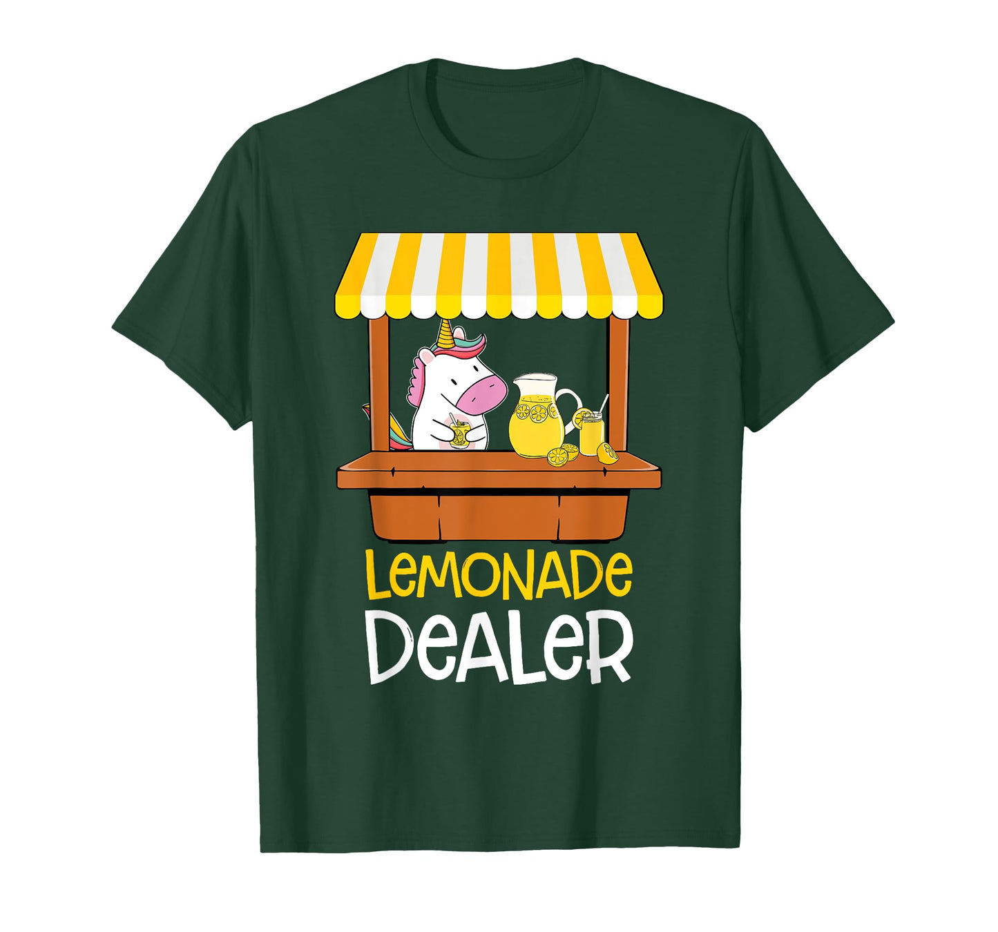 Lemonade Stand Dealer Unicorn Refreshing Lemon Kids T-Shirt