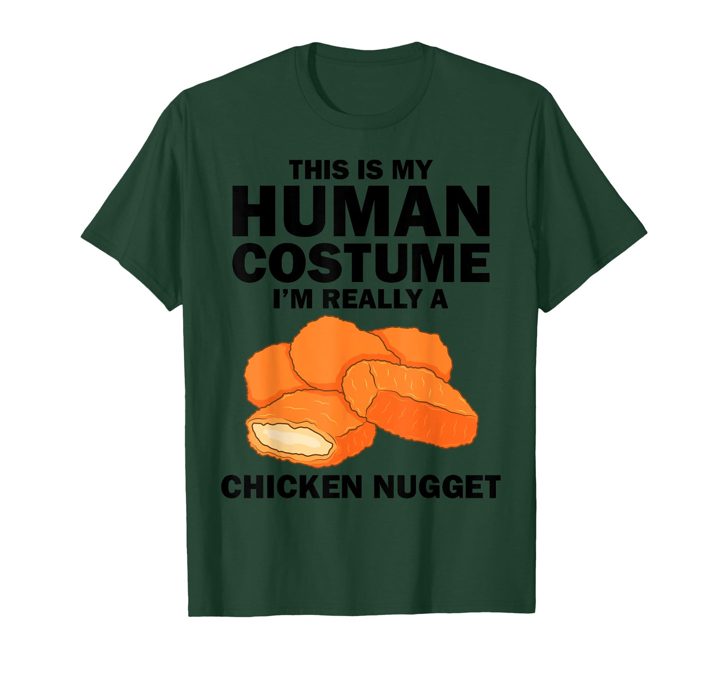 Funny Chicken Nugget Costume For Kids Fashion Nugget Foodie T-Shirt