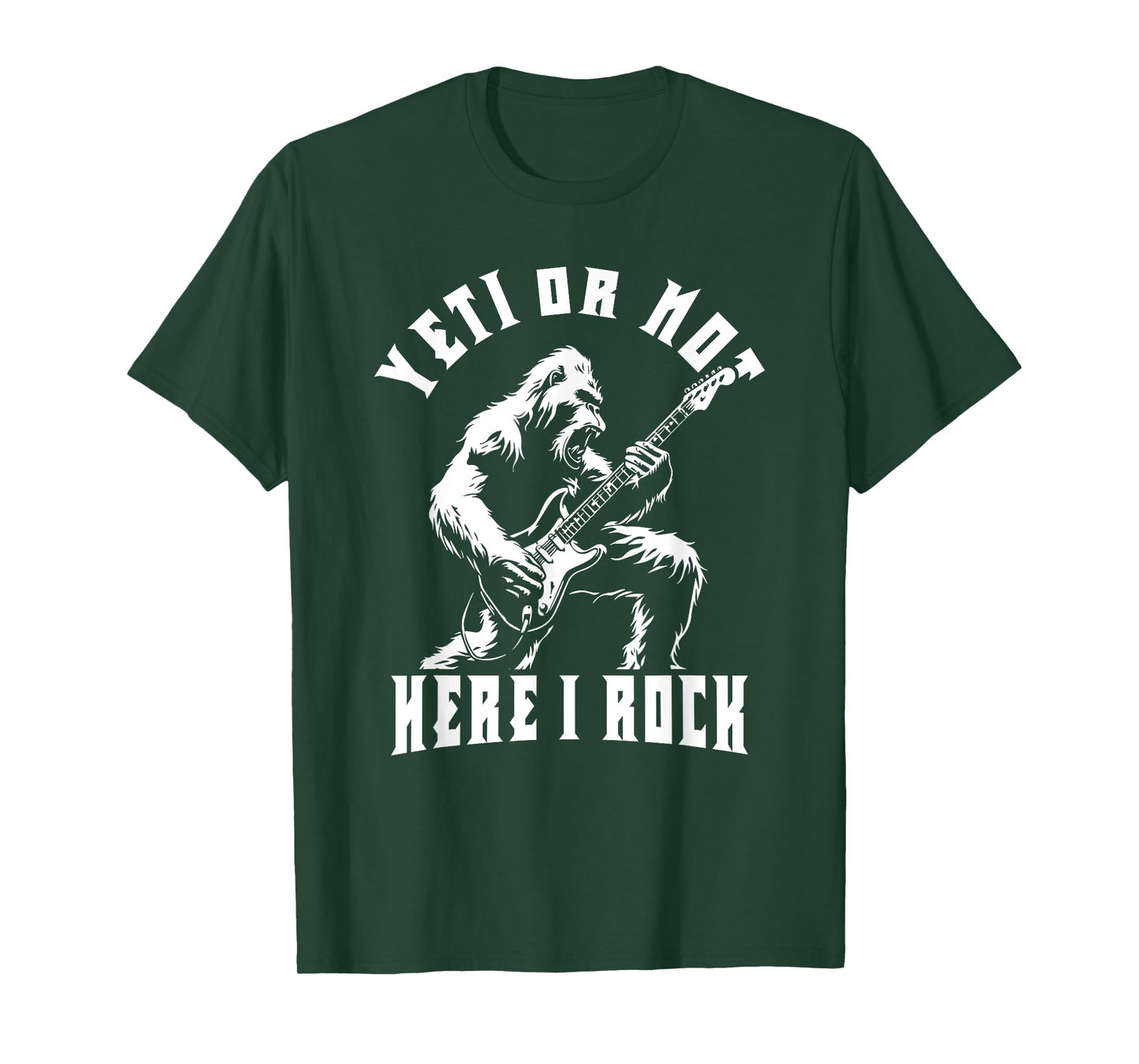 Funny Rock And Roll Bigfoot T-Shirt