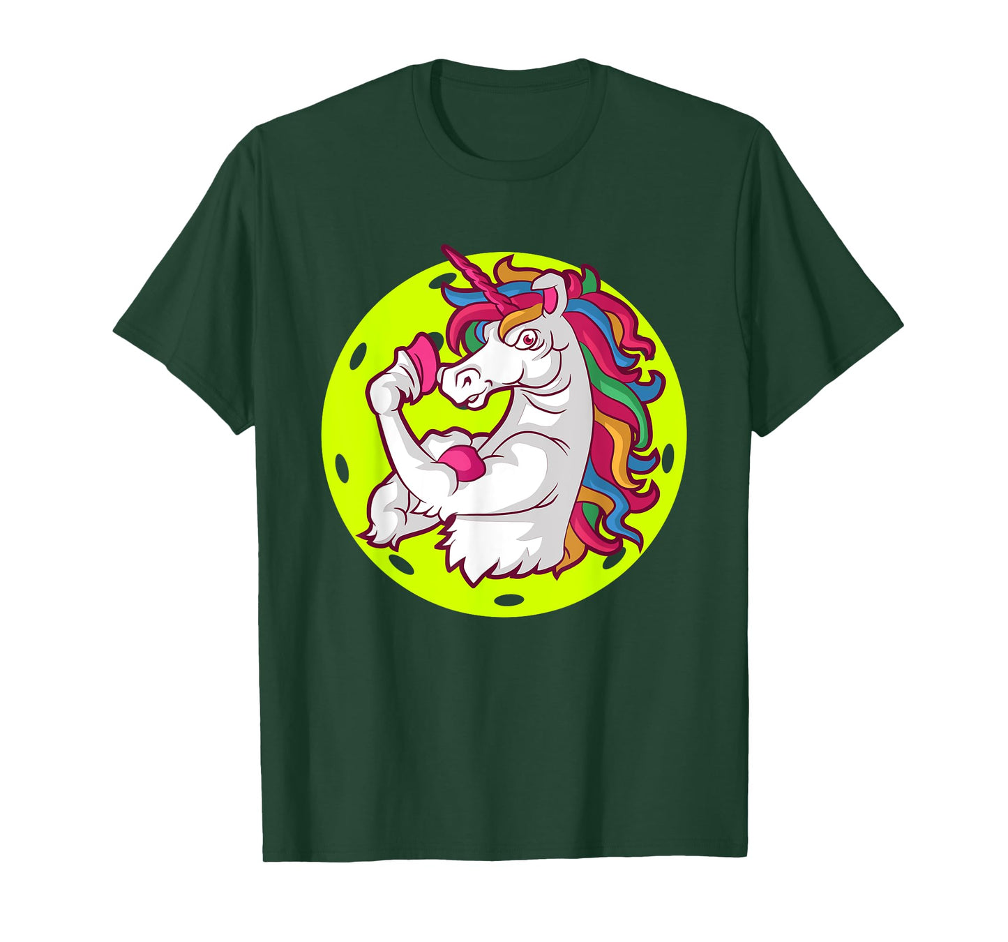Unicorn Pickleball Doubles Partner Team T-Shirt