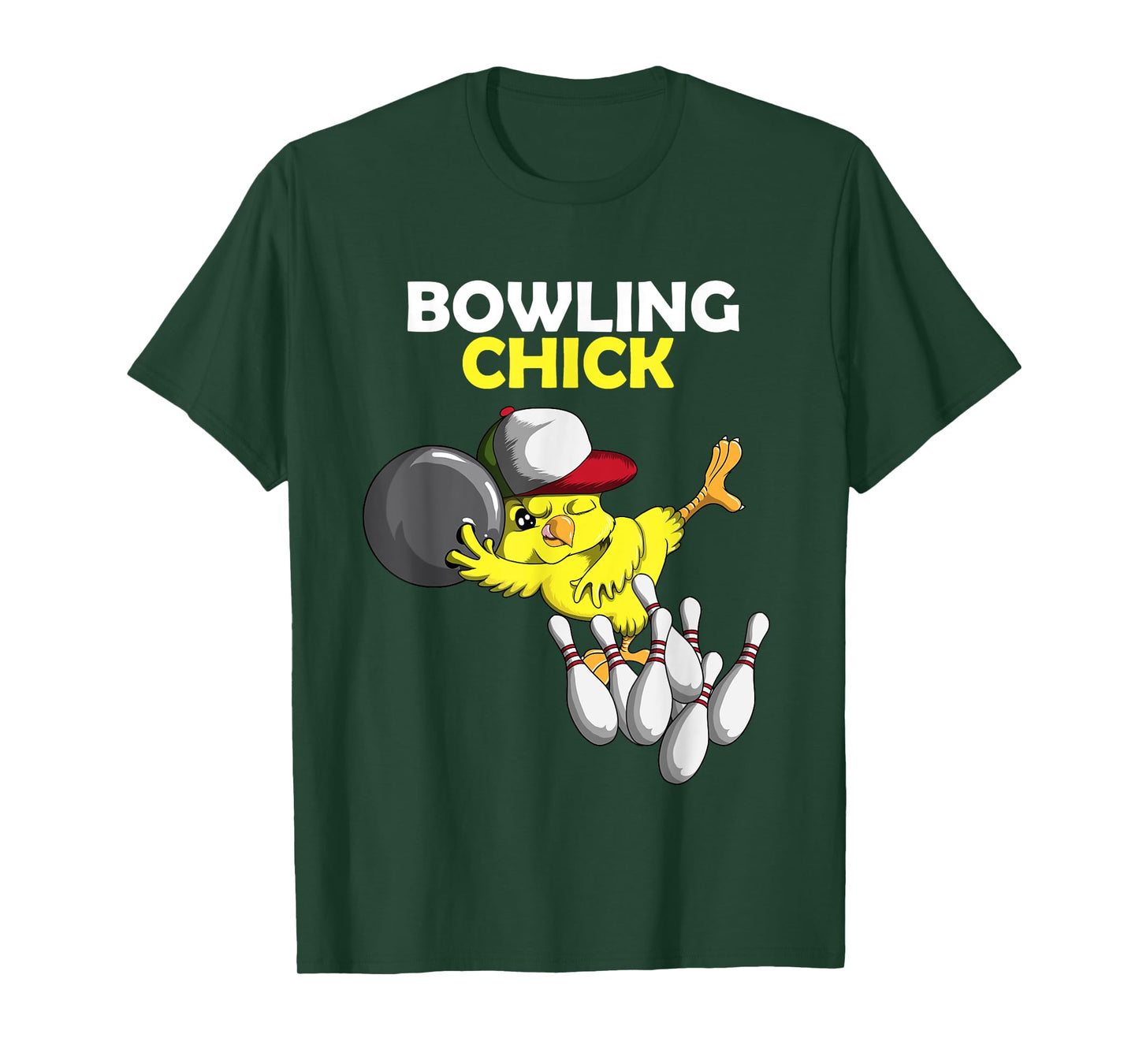 Bowling Chick Chicken Chicken Chicks Chicken Bowlt Sport T-Shirt
