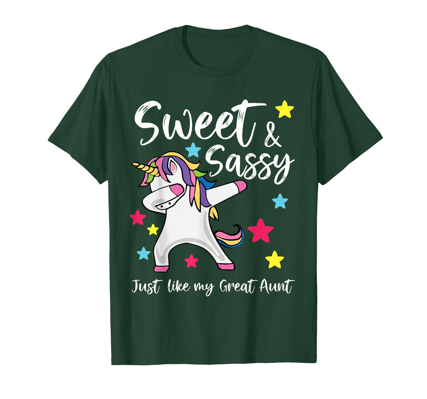 Sweet and Sassy Just Like My Great Aunt Matching Aunt Niece T-Shirt