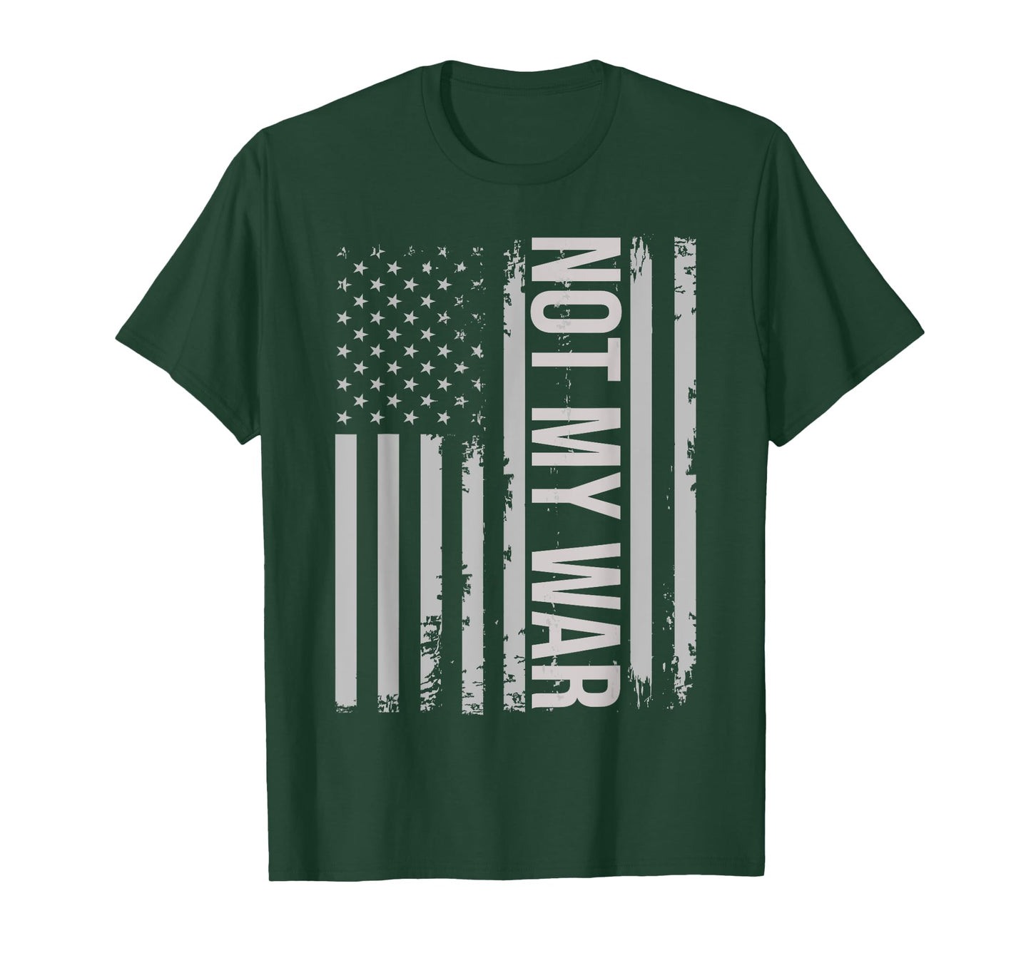 Not my war, Not our war anti-war Usa american flag vintage T-Shirt