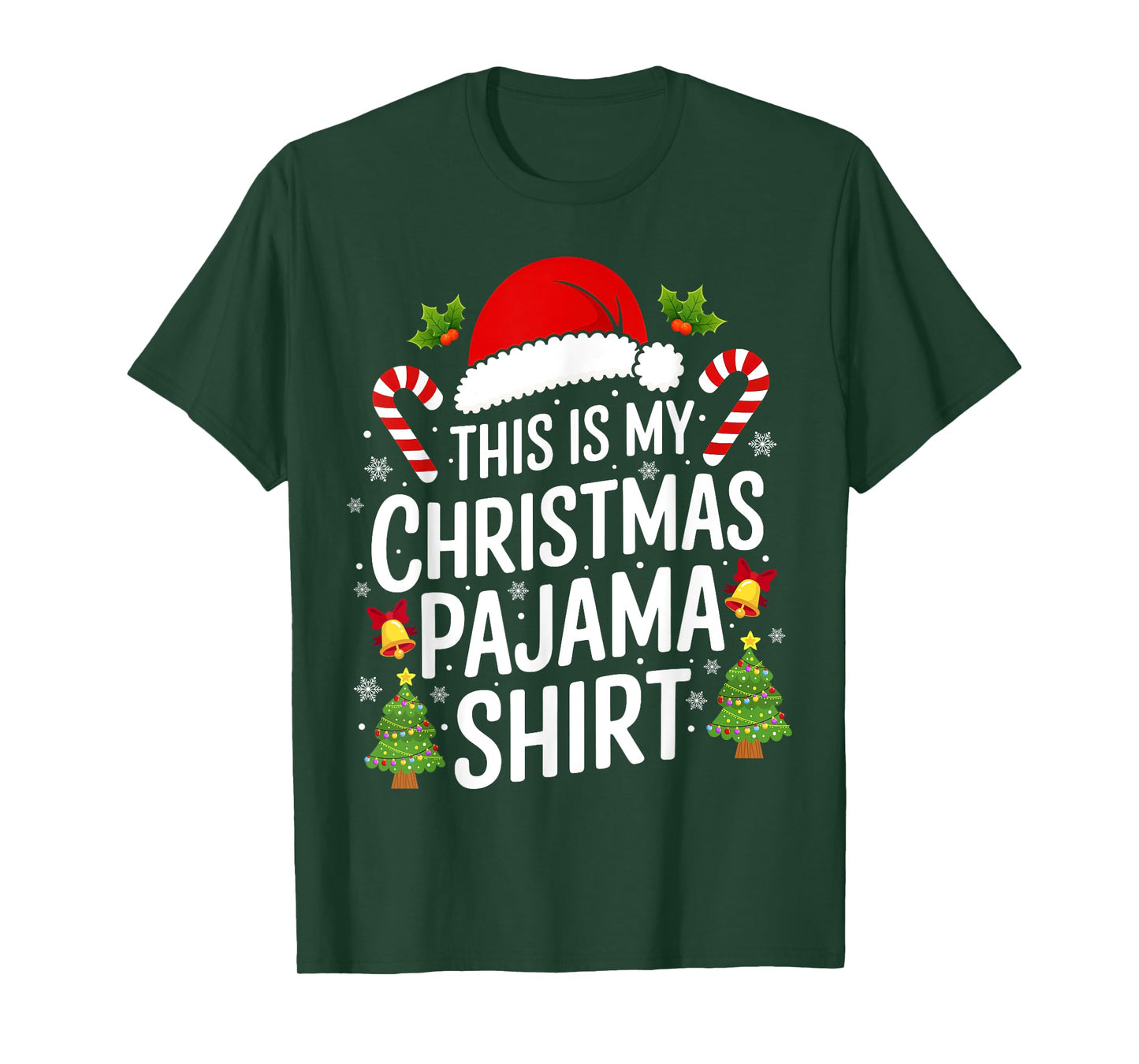 This Is My Christmas Pajama Matching Family Xmas Holiday T-Shirt