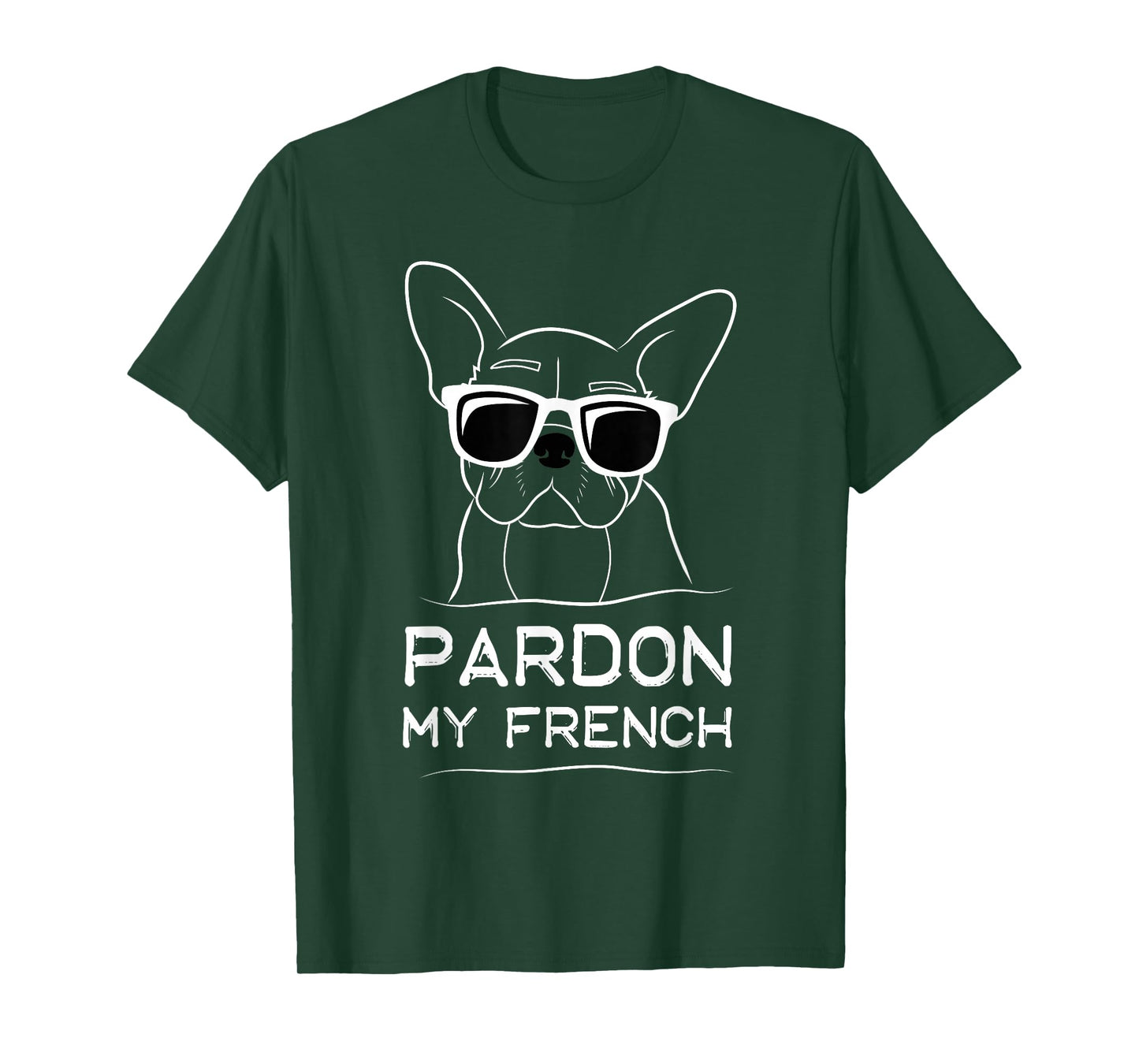 Pardon My French Frenchie Bulldog T-Shirt