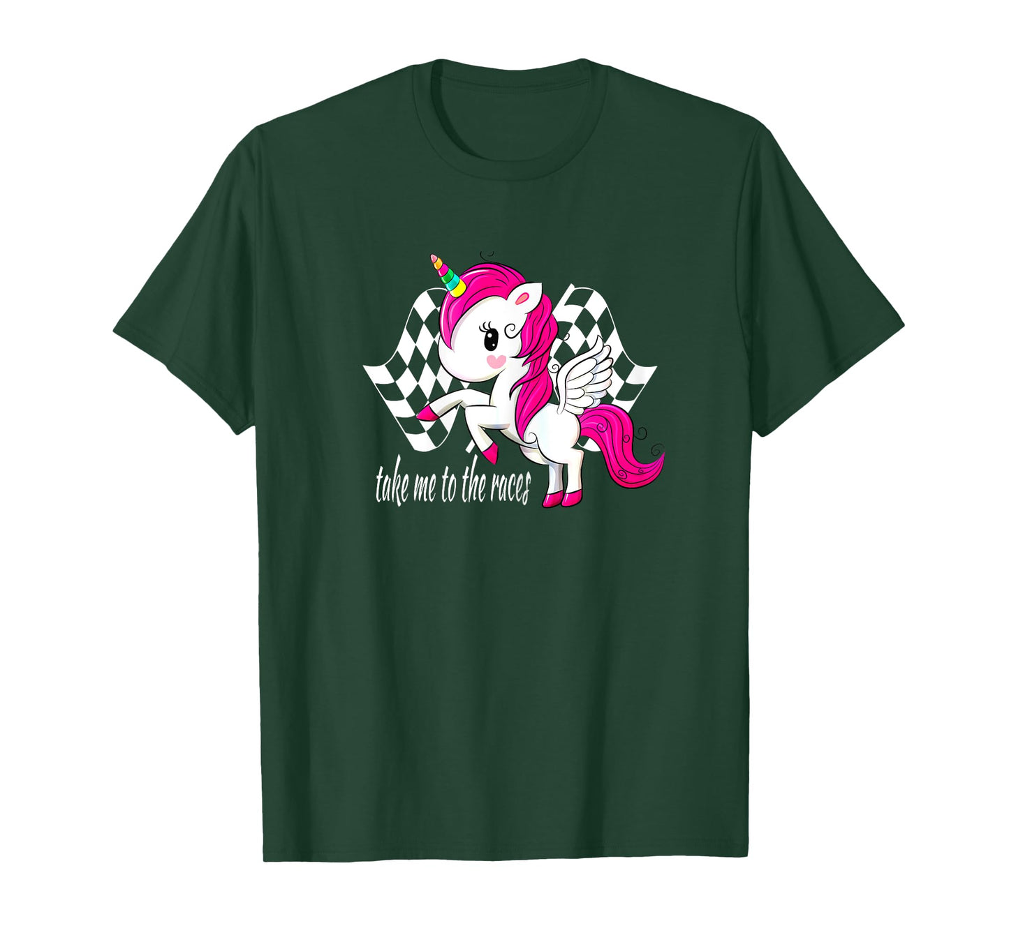 Dirt Track Racing Shirt Take Me To The Races Checkered Flag T-Shirt