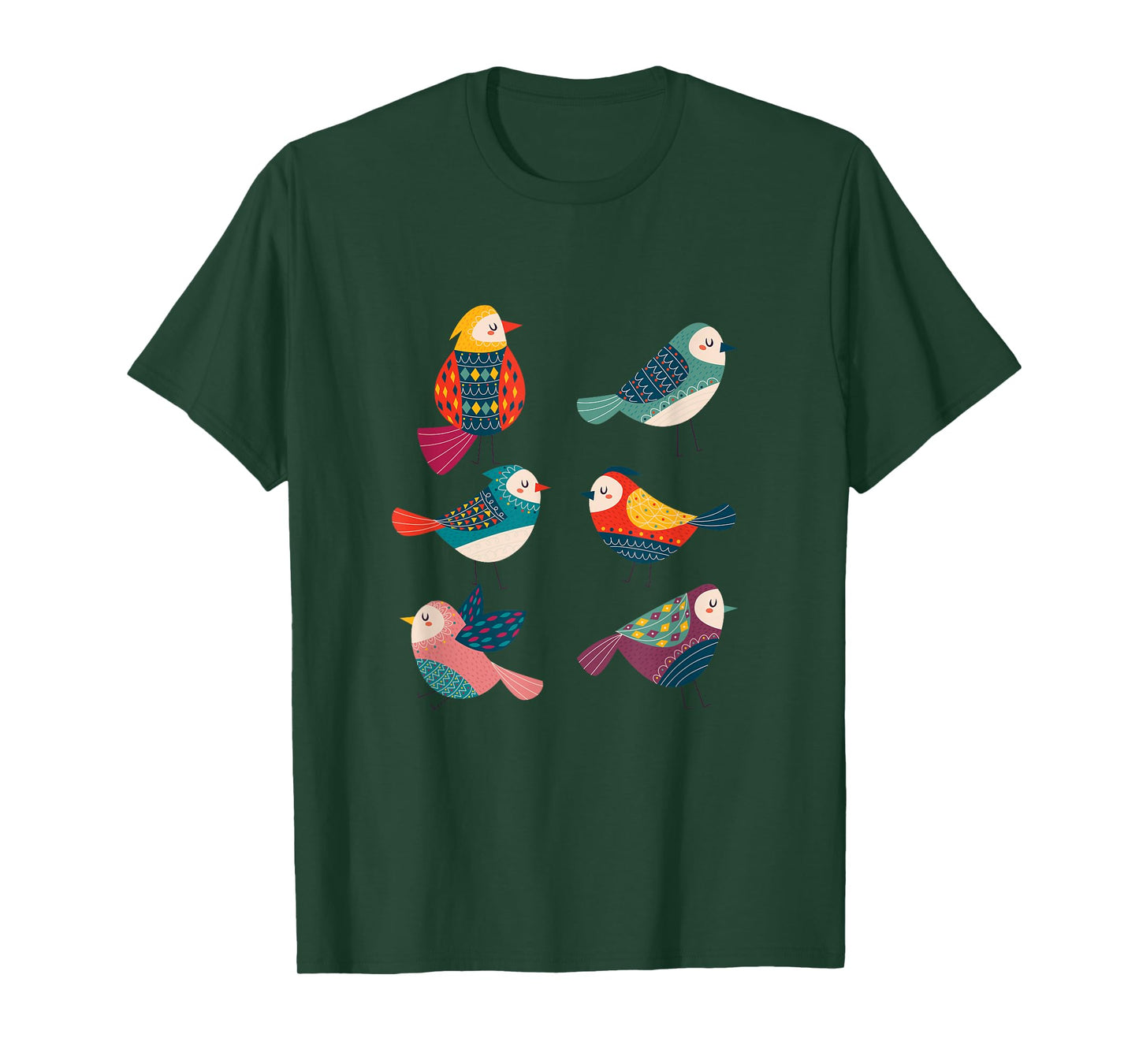 Retro Birds Bird Watching Bird Keeping Bird Lovers T-Shirt