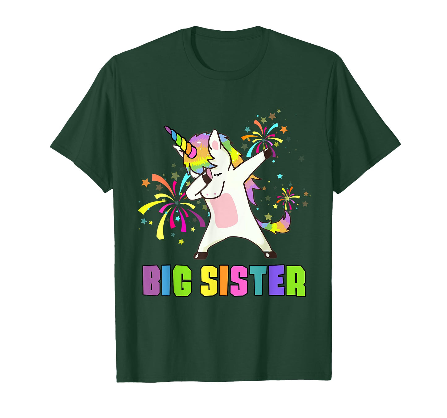 Big Sister Unicorn Dab Dance T-Shirt