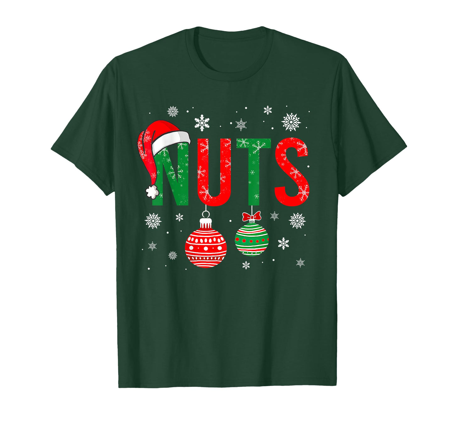 Chest Nuts Christmas Funny Matching Couple Pajama Chestnuts T-Shirt