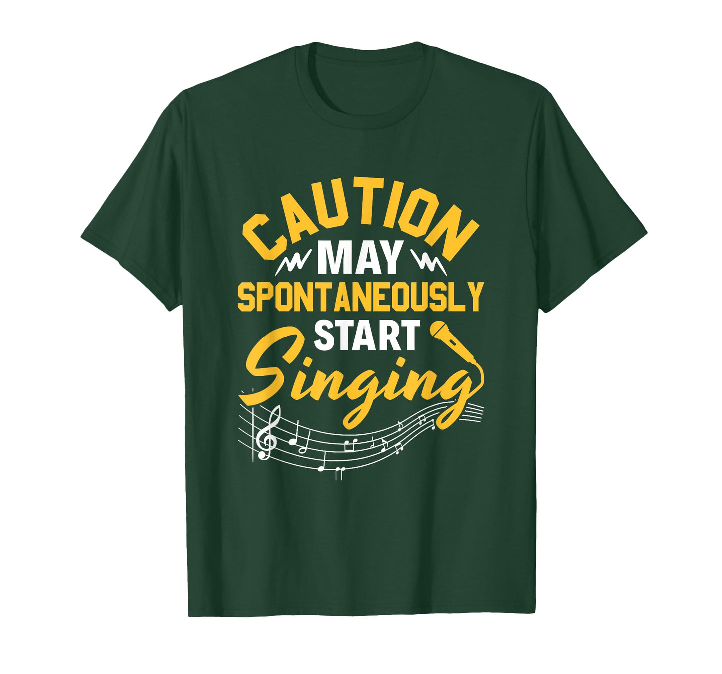 Singer Music Party Caution May Spontaneously start singing T-Shirt