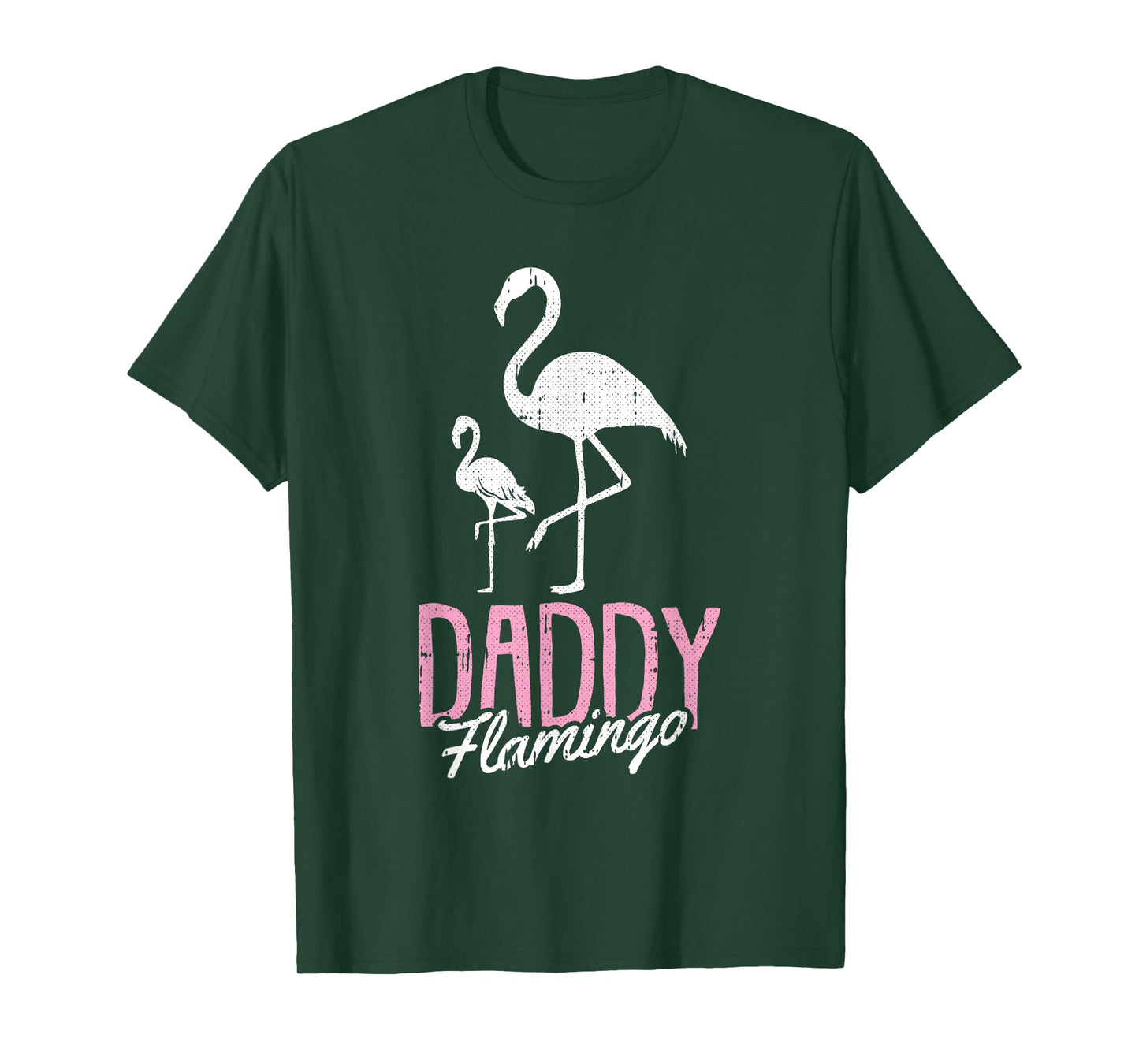 Daddy Flamingo Fathers Day Cute Bird Summer Papa Dad-a Pops T-Shirt for Men Women Girls Kids