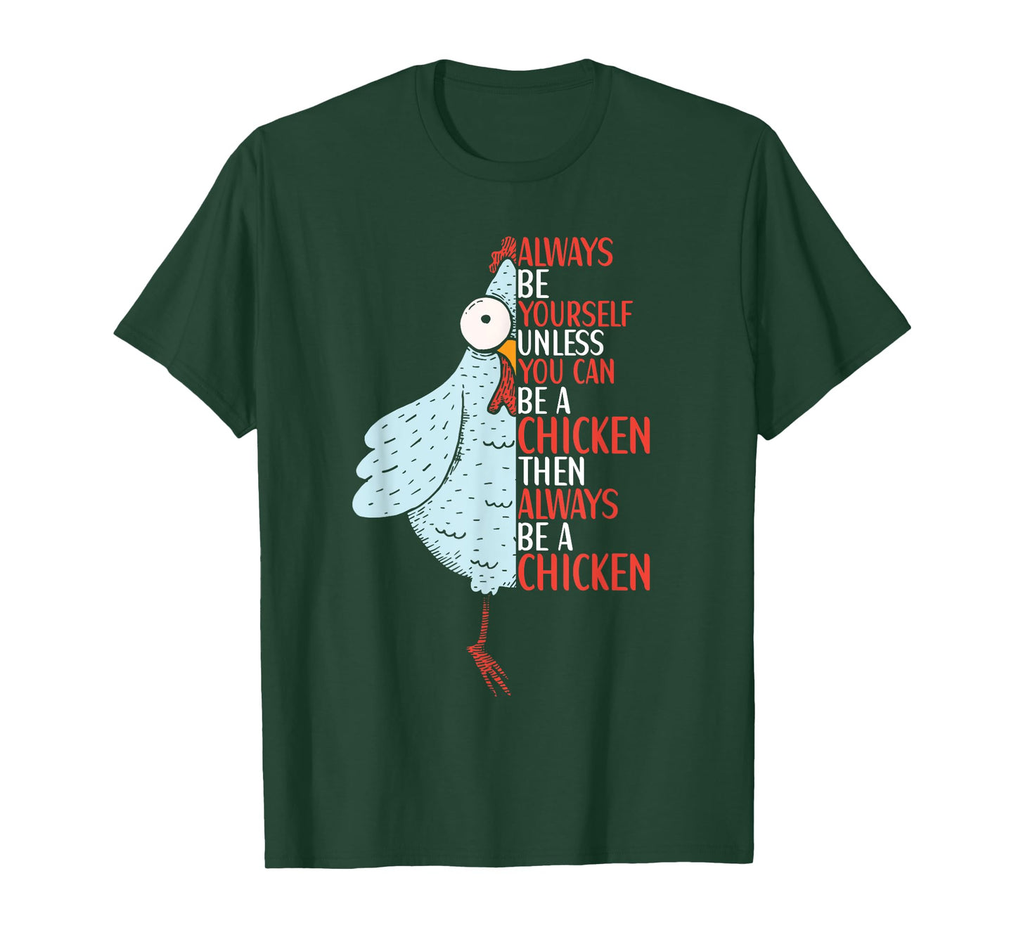 Chicken Funny Quote Chicken Outfit for Kids Women T-Shirt