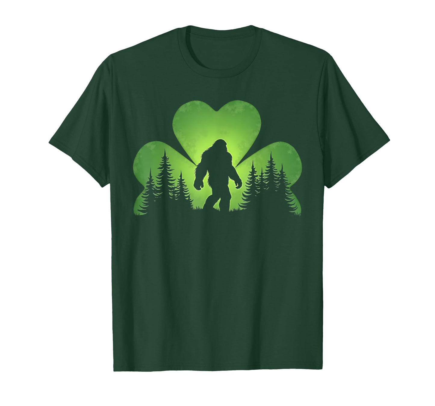 St Patricks Day Bigfoot Sasquatch Shirt Saint Paddys Irish T-Shirt