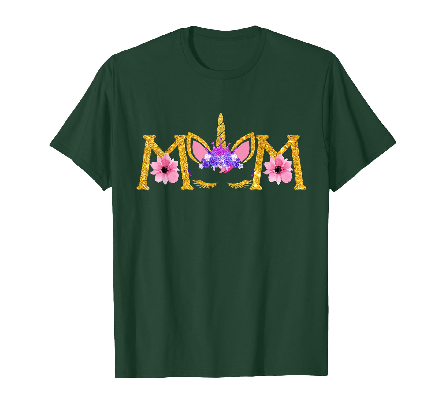 Unicorn Mom Mamacorn Shirt Mommy of the Unicorn Girl T-Shirt
