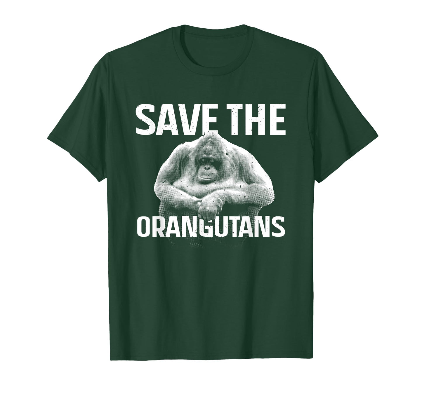 Funny Orangutan Art For Men Women Orangutan Great Ape Lover T-Shirt