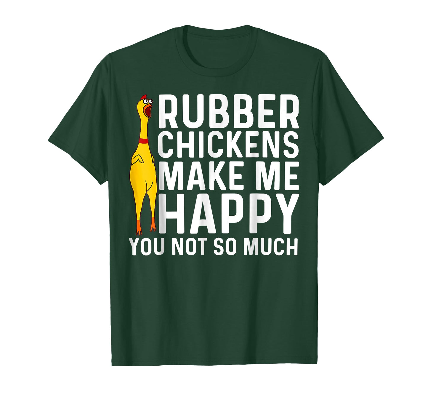Funny Rubber Chicken Gift Men Women Rubber Chicken Costume T-Shirt