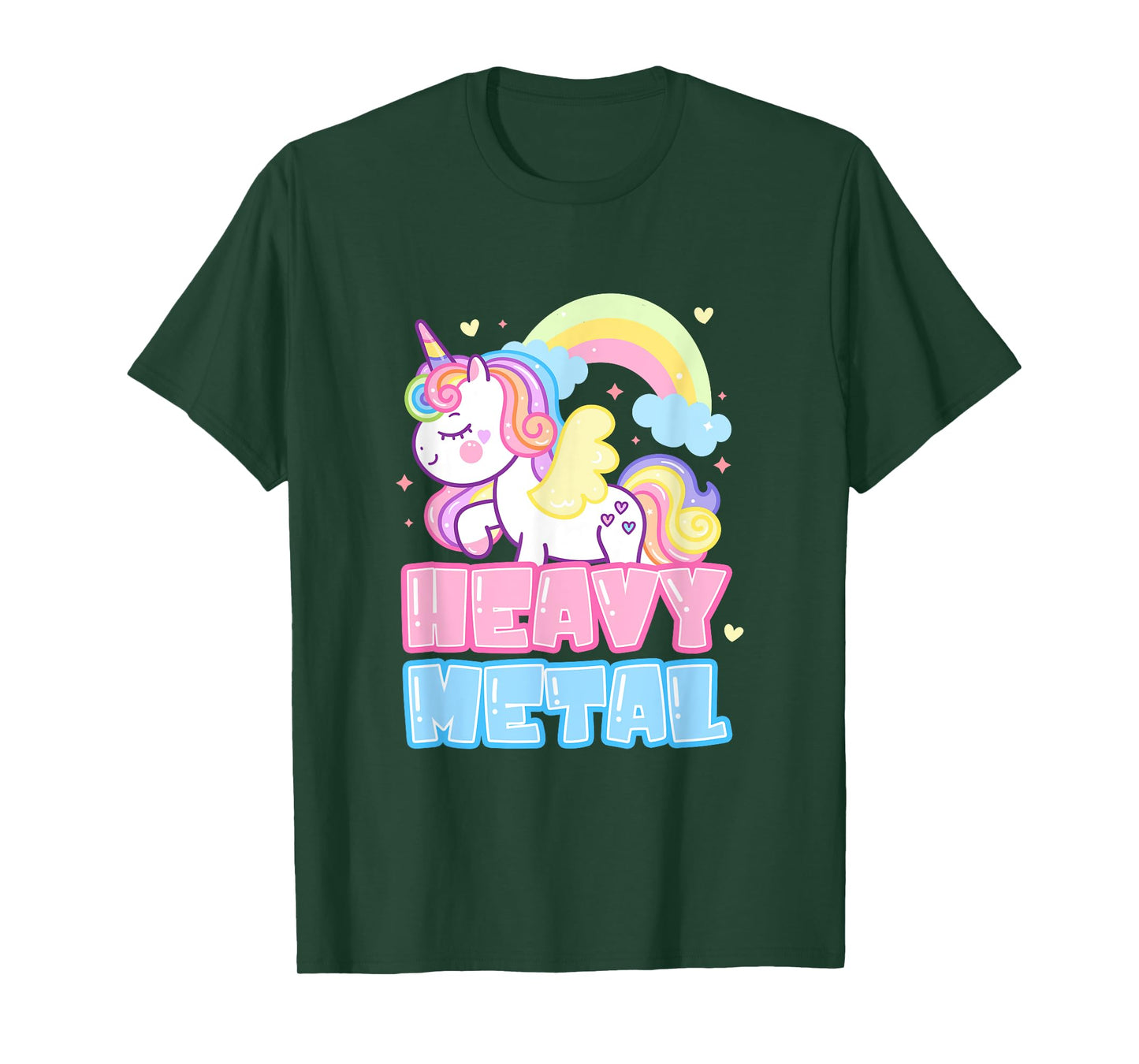 Heavy Metal Unicorn Death Metal Rock Music Punk T-Shirt