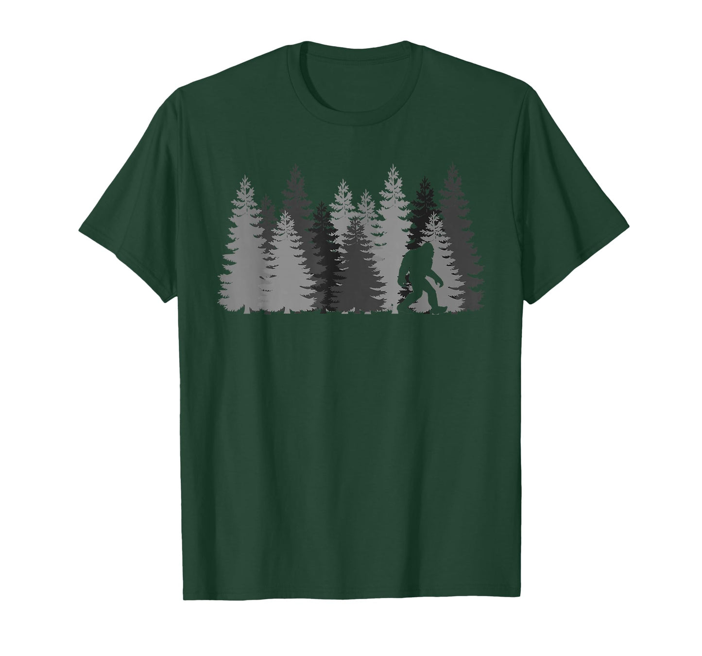 Bigfoot in the Forest Sasquatch Yeti T-Shirt
